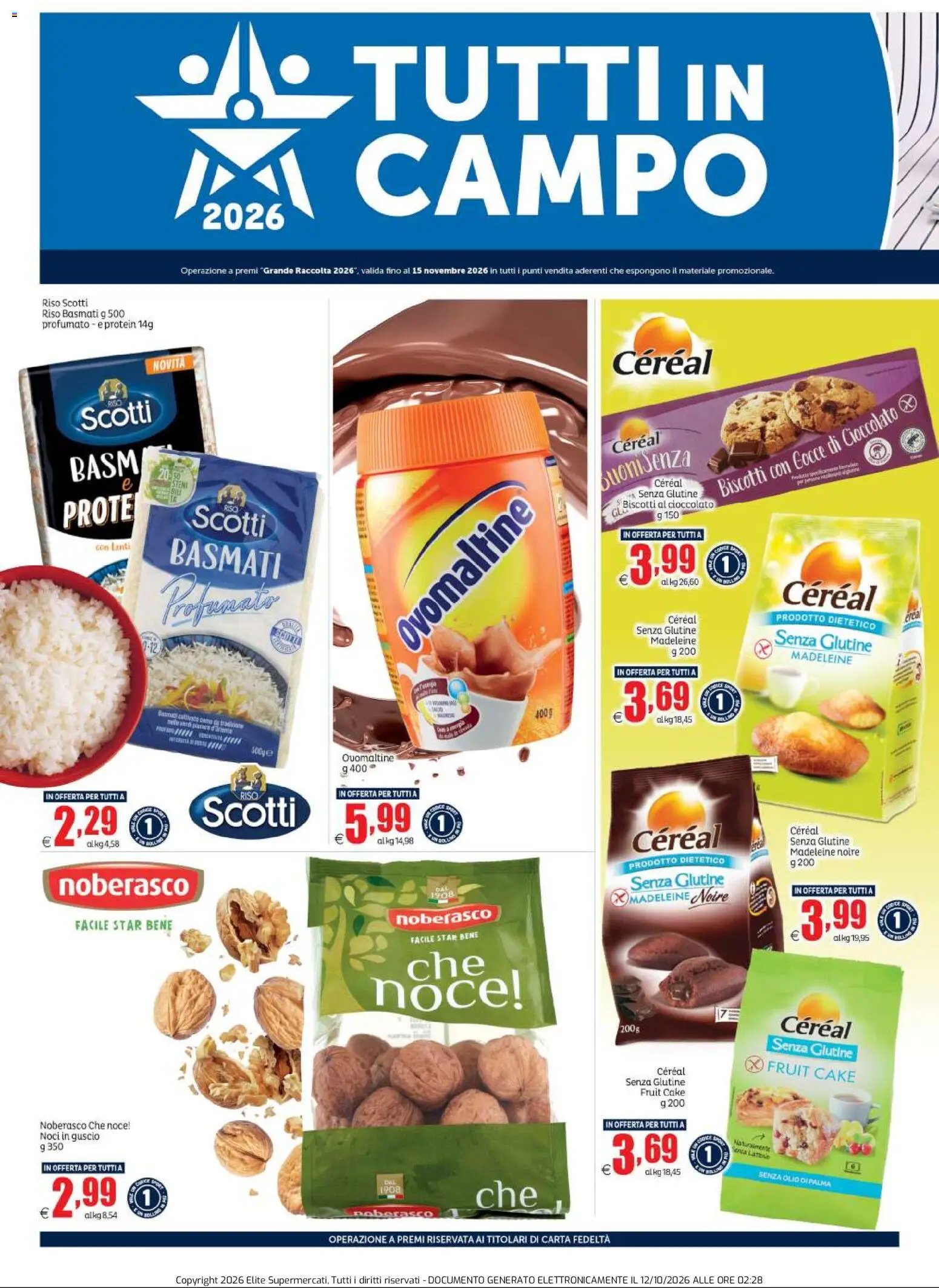Elite Supermercati volantino Tutti in Campo 4
