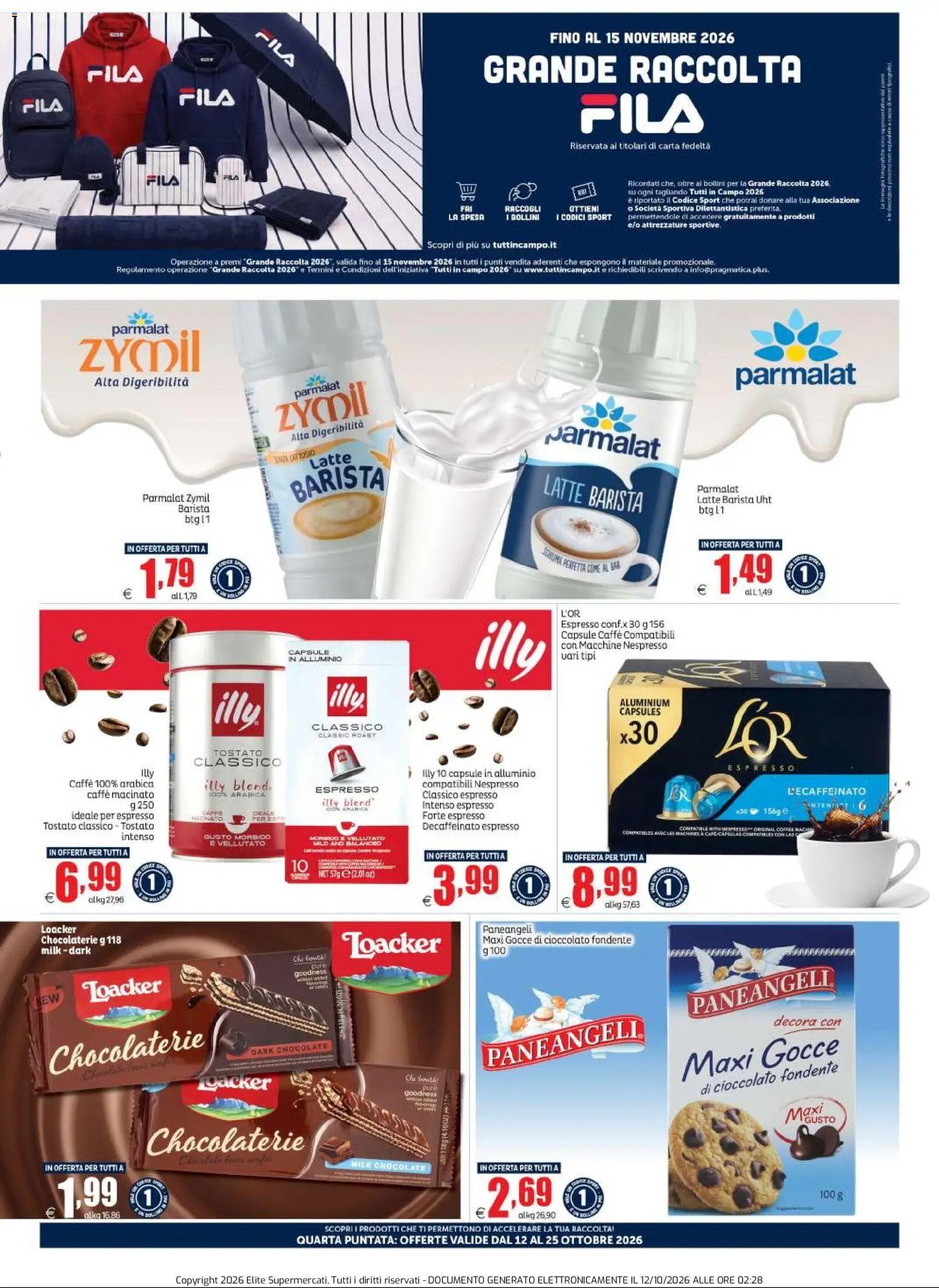 Elite Supermercati volantino Tutti in Campo 4