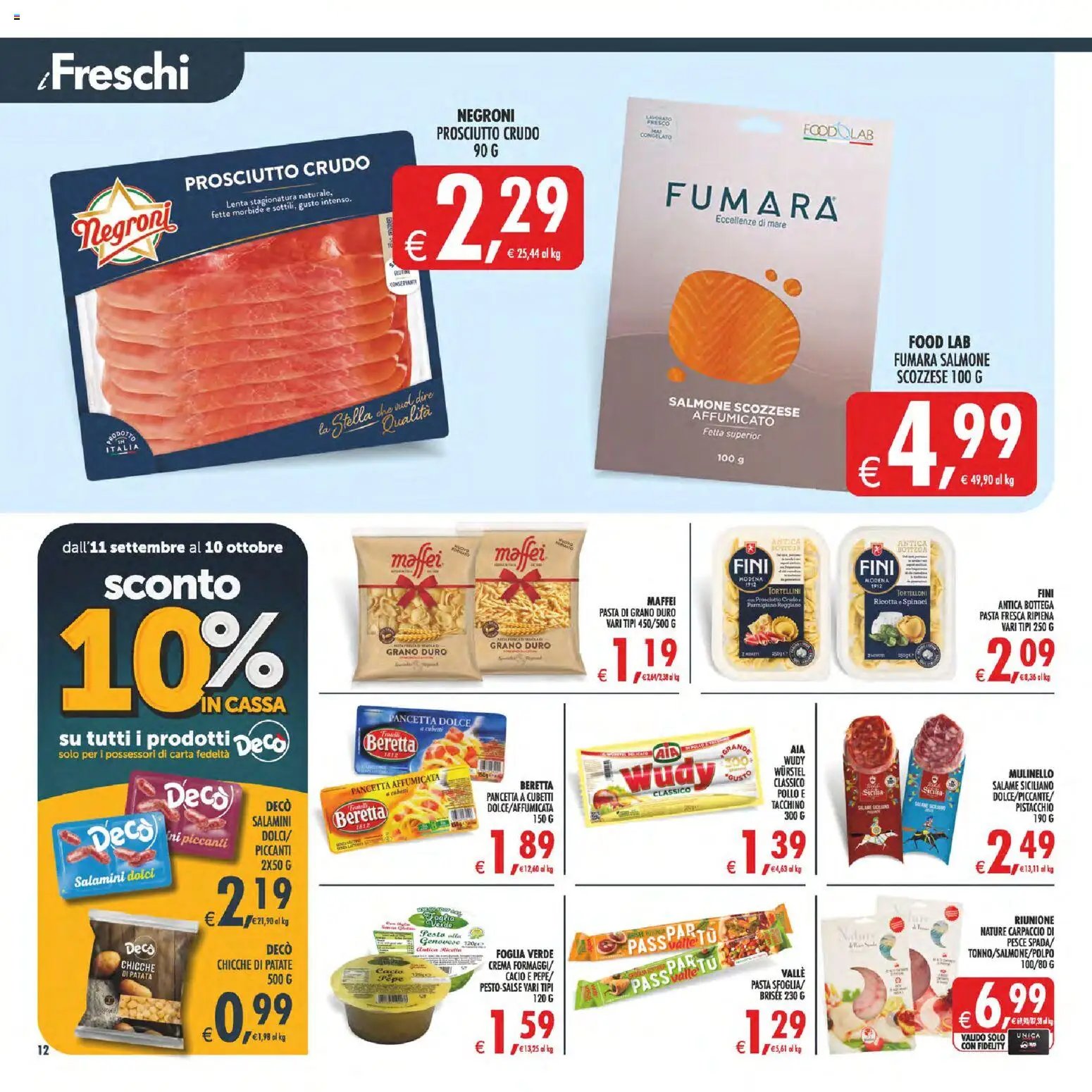 Decò volantino iperStore, Superstore Sicilia