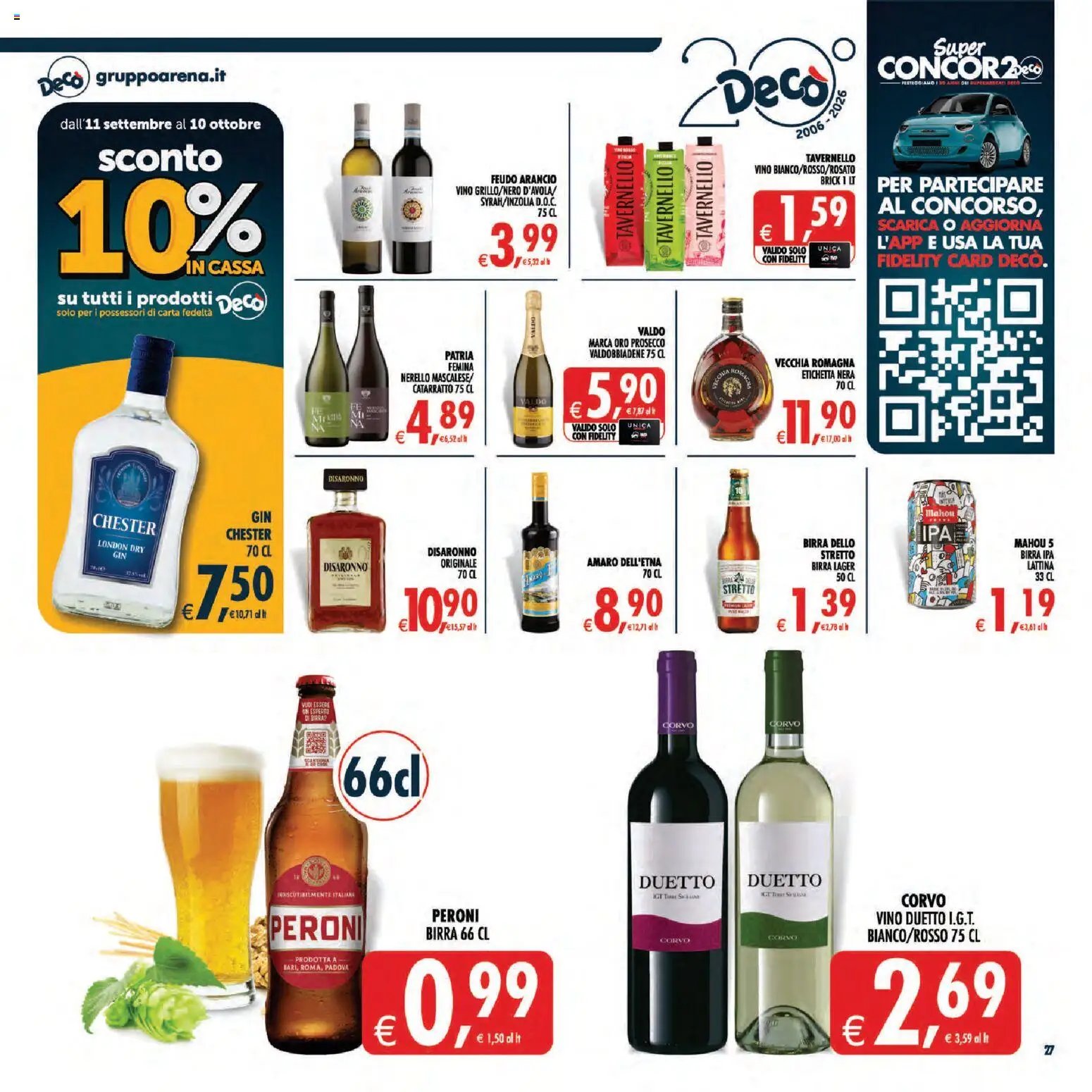 Decò volantino iperStore, Superstore Sicilia