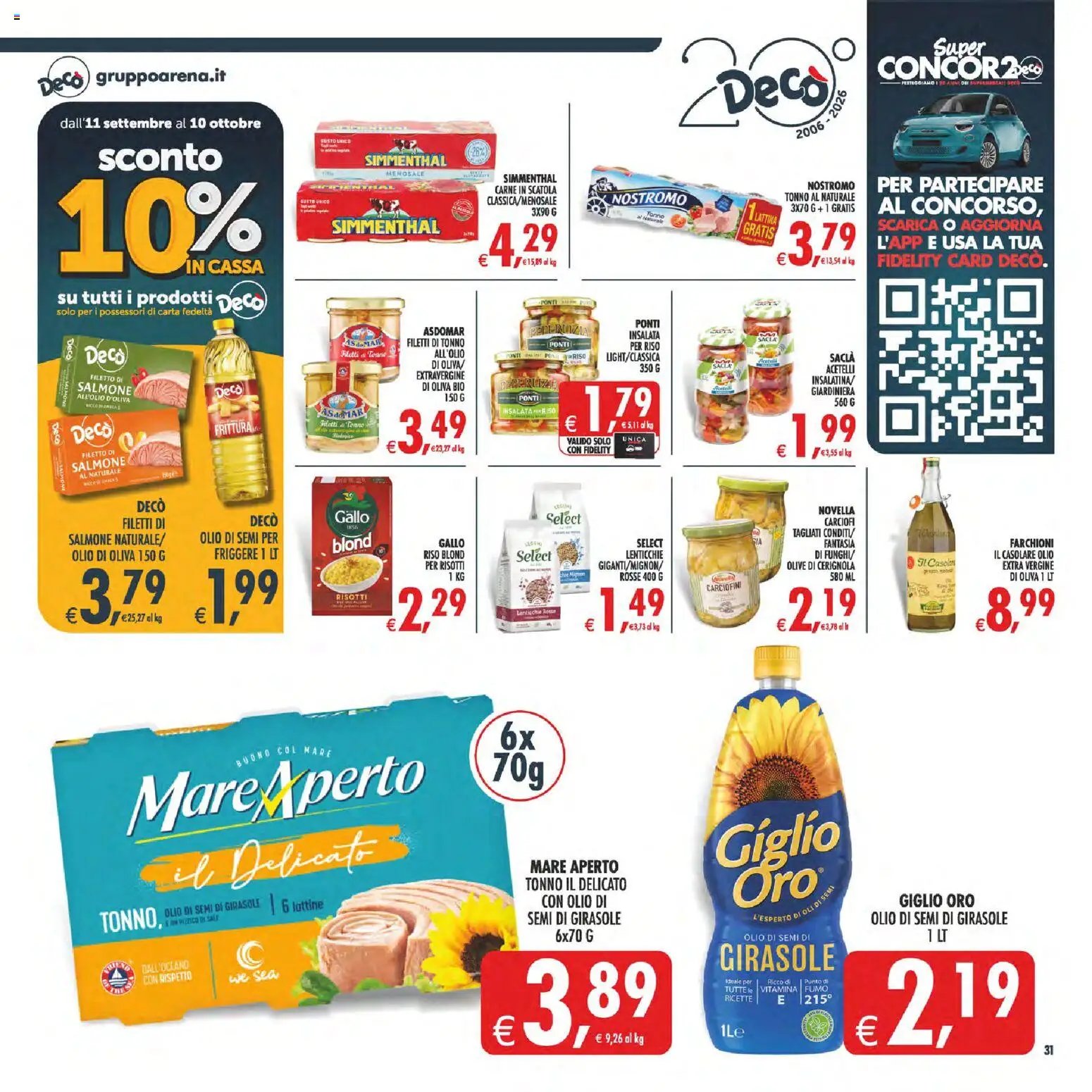 Decò volantino iperStore, Superstore Sicilia