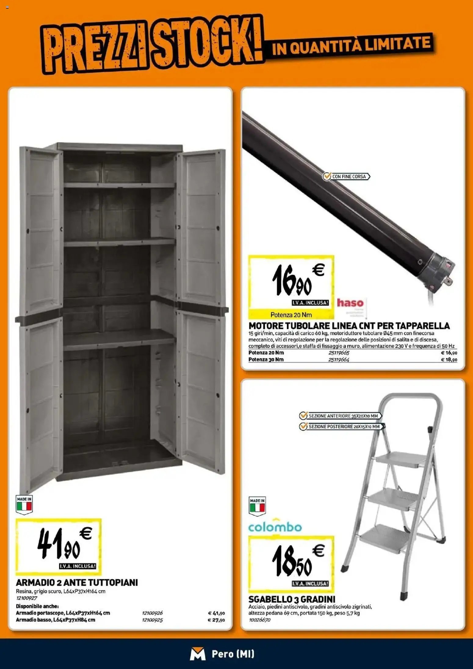 TECNOMAT - Straordinari prezzi stock!