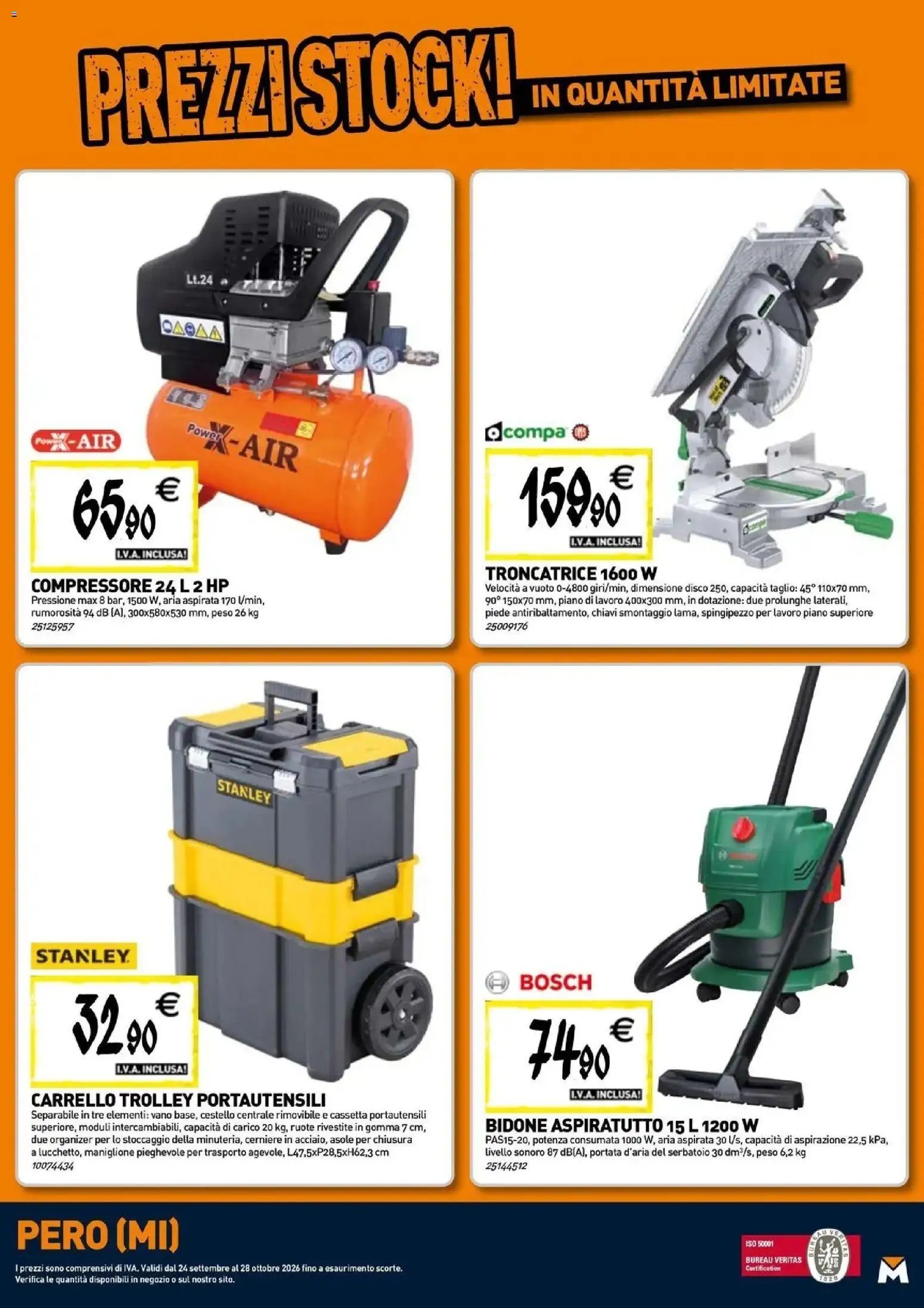 TECNOMAT - Straordinari prezzi stock!