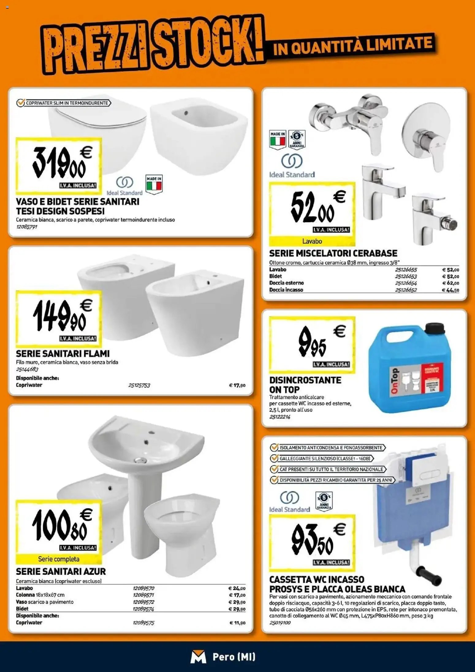 TECNOMAT - Straordinari prezzi stock!
