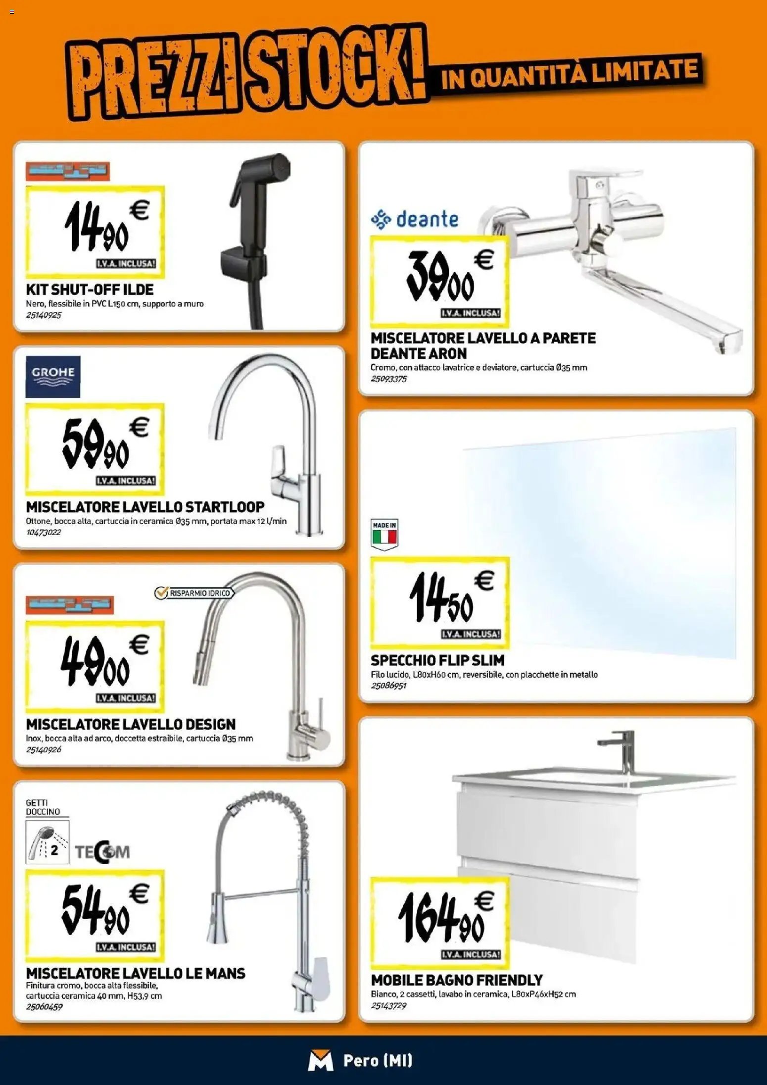 TECNOMAT - Straordinari prezzi stock!