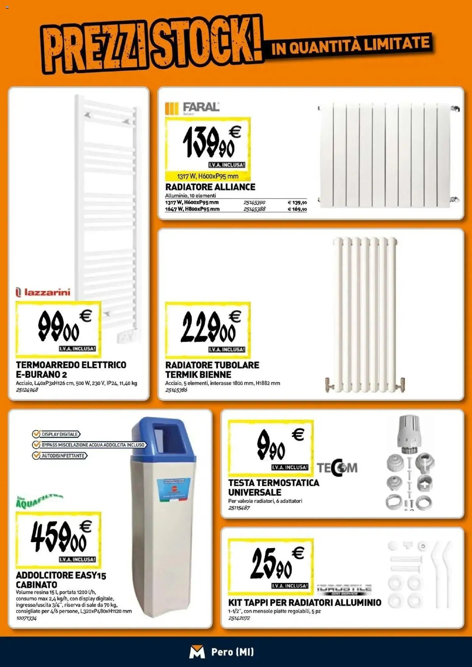 TECNOMAT - Straordinari prezzi stock!