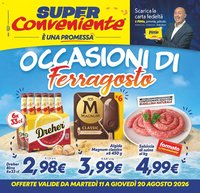 SuperConveniente volantino Messina, Siracusa, Palermo