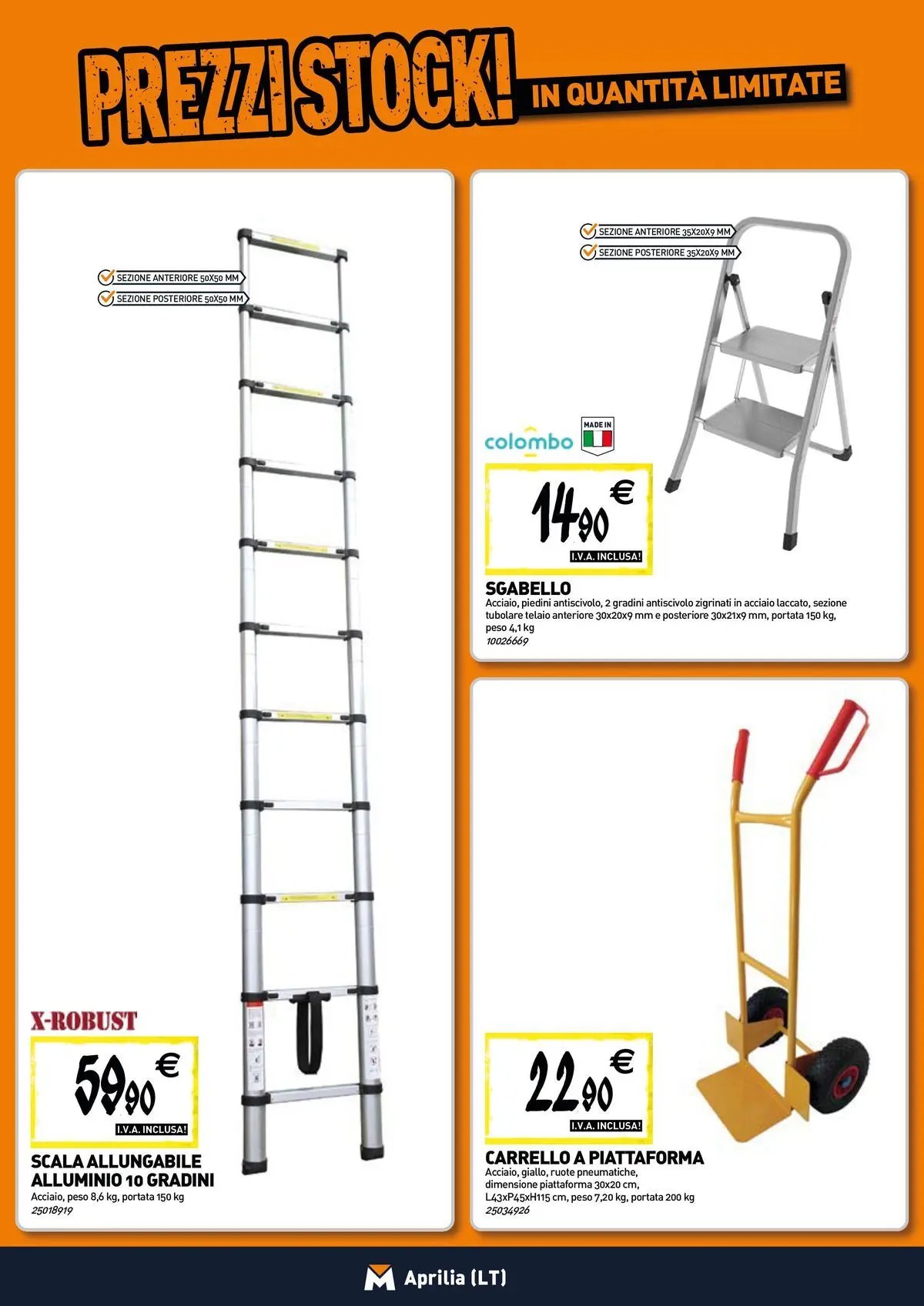 TECNOMAT - Straordinari prezzi stock!