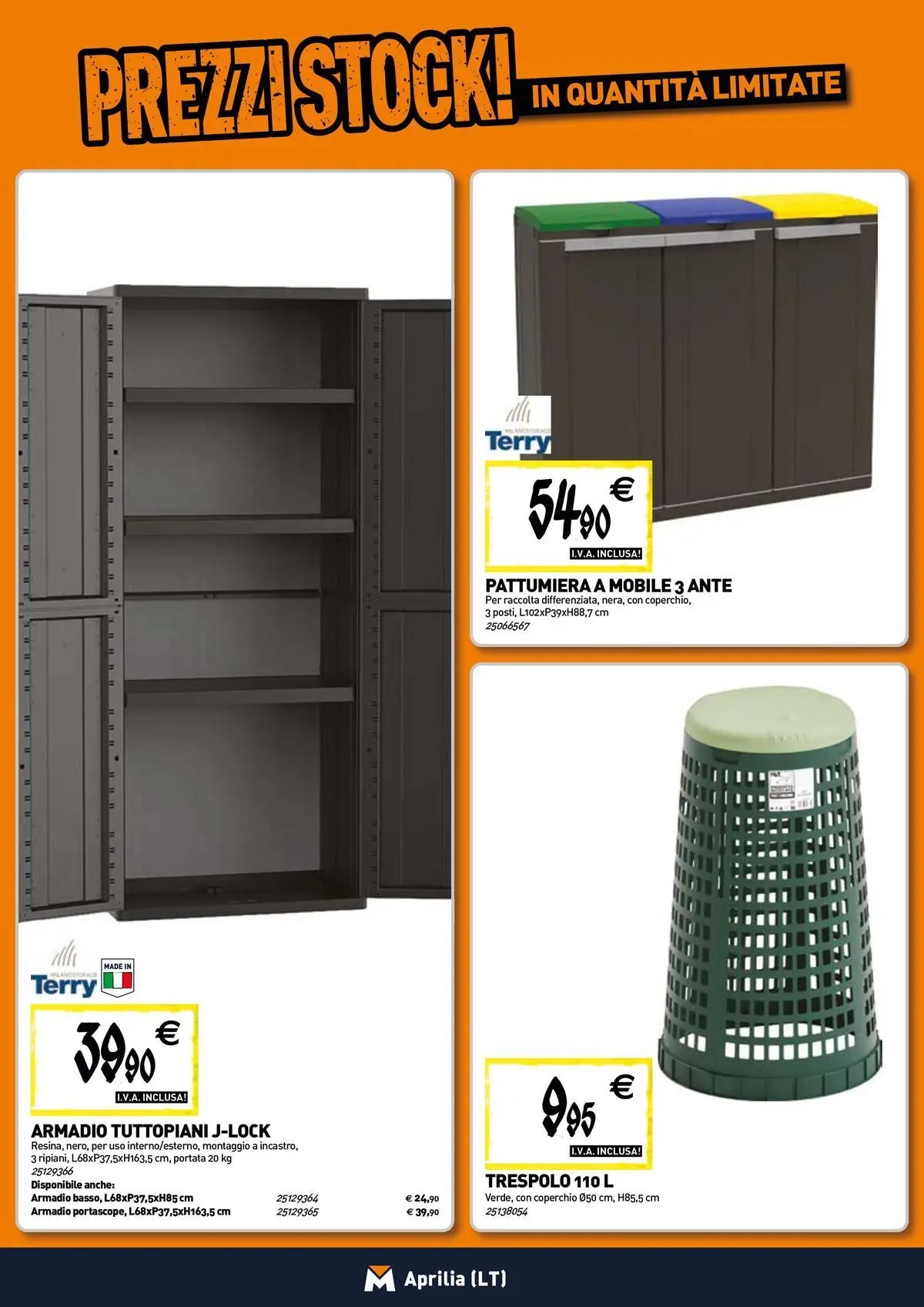 TECNOMAT - Straordinari prezzi stock!