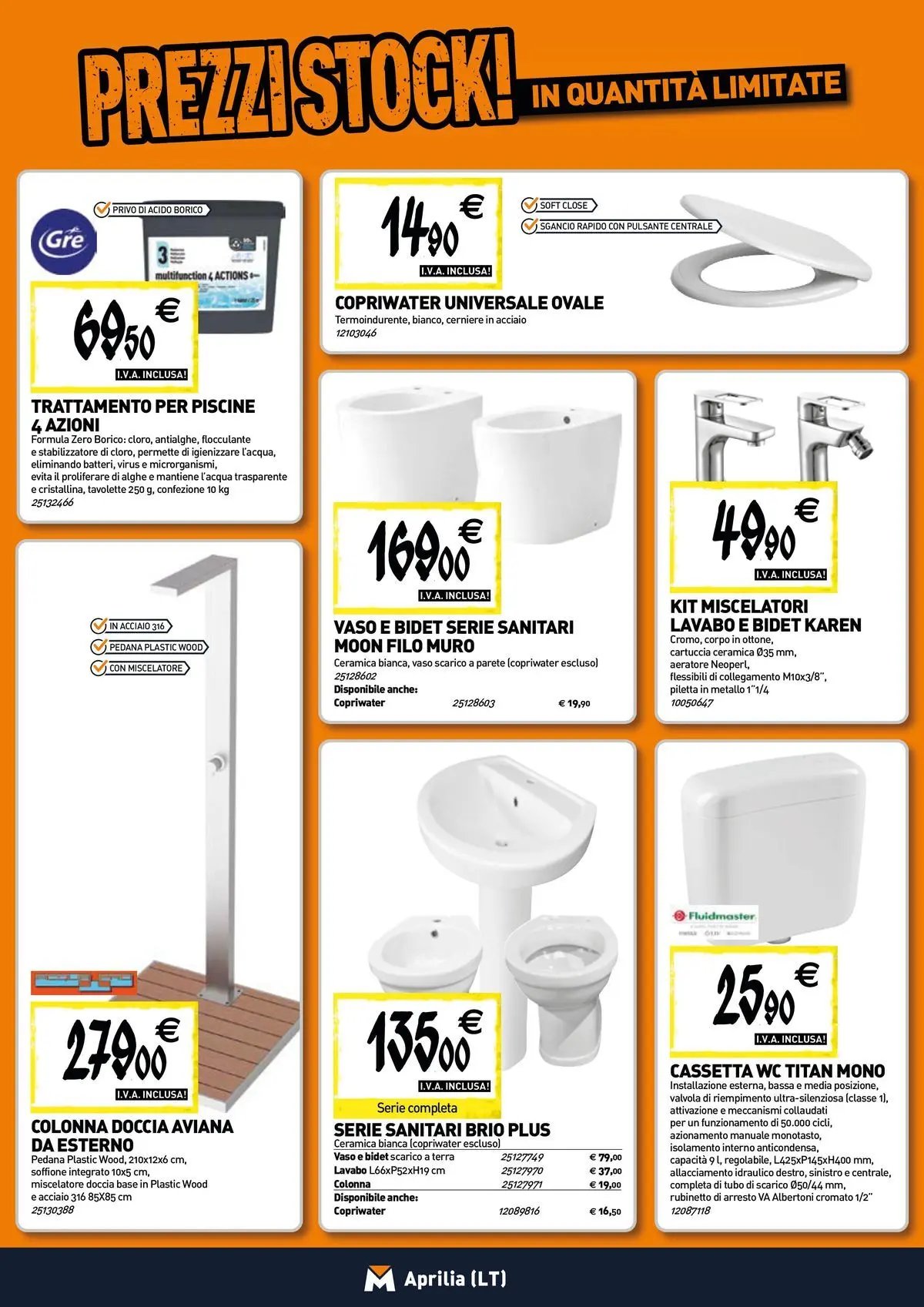 TECNOMAT - Straordinari prezzi stock!
