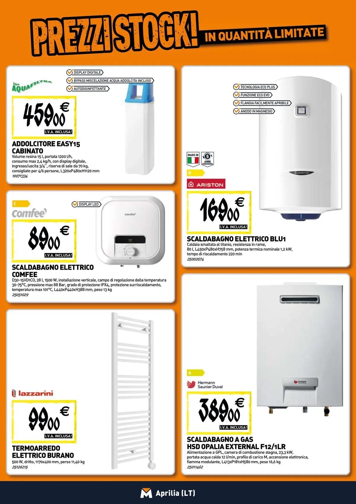 TECNOMAT - Straordinari prezzi stock!
