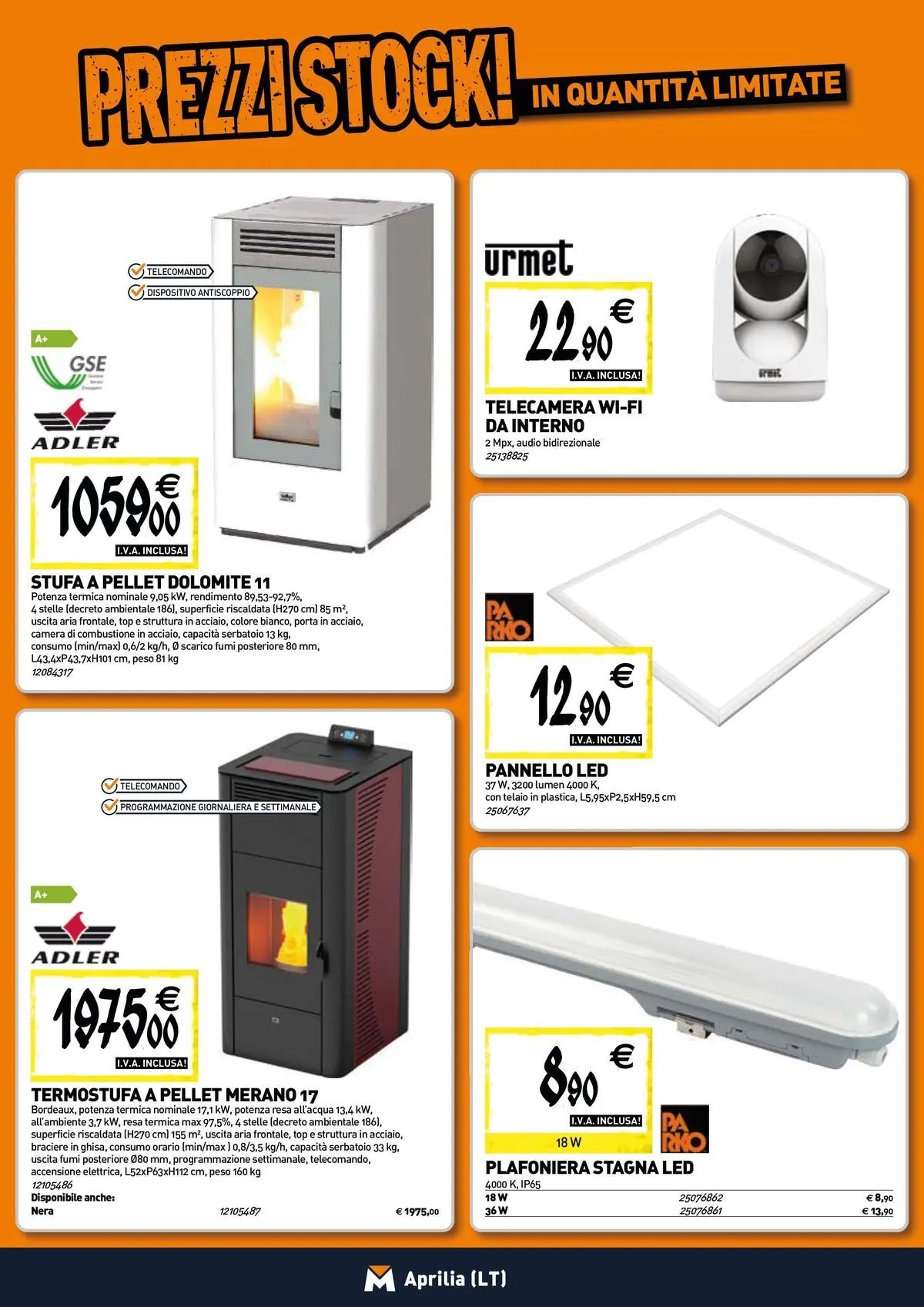 TECNOMAT - Straordinari prezzi stock!