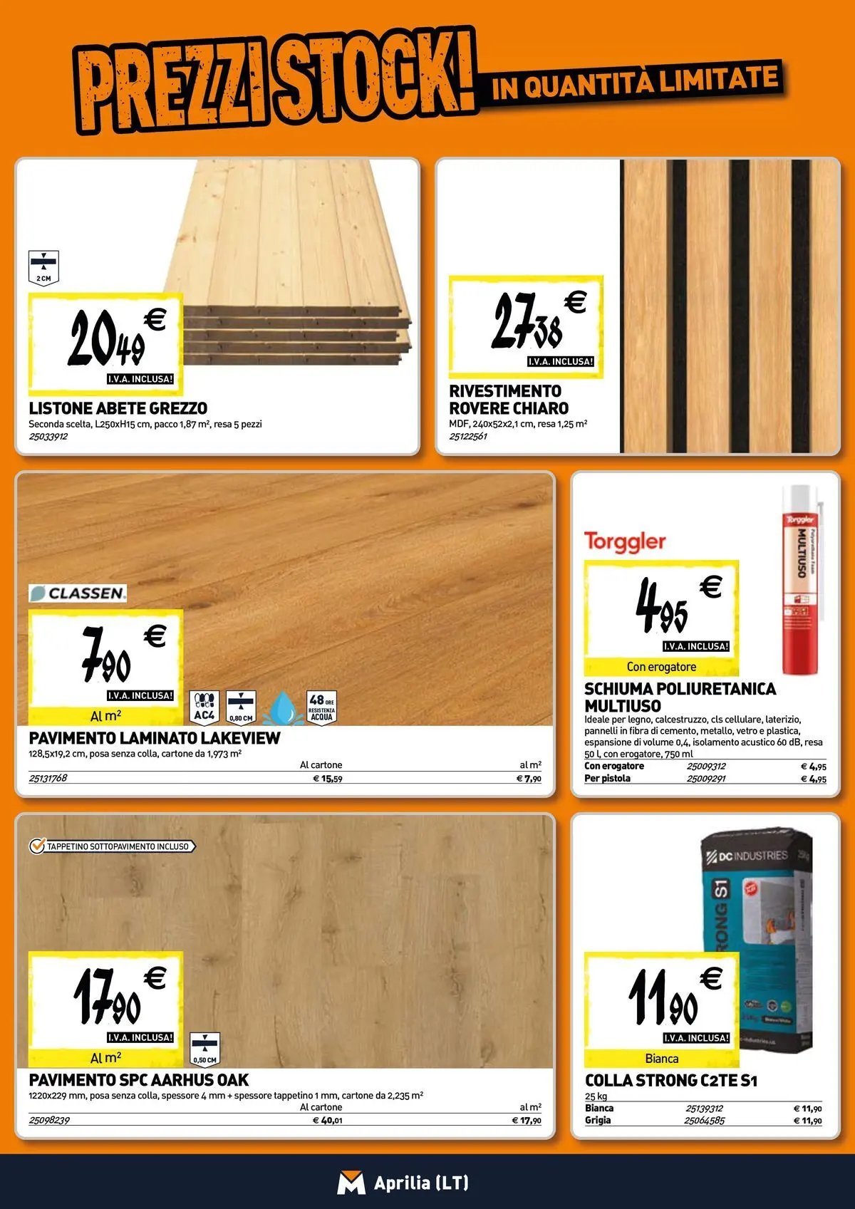 TECNOMAT - Straordinari prezzi stock!