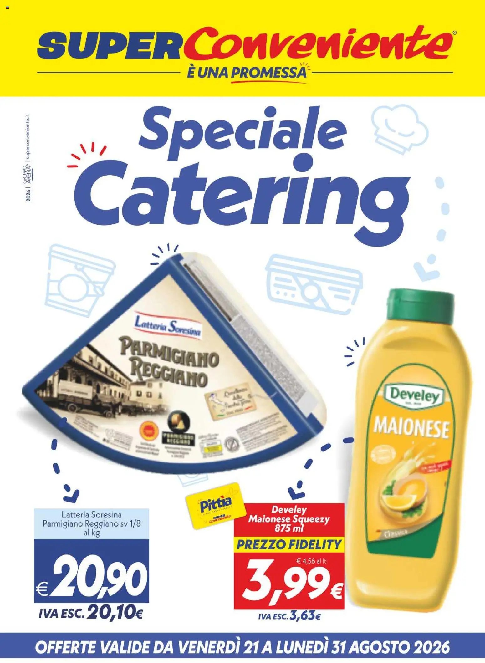 SuperConveniente volantino Catering Enna, Misterbianco