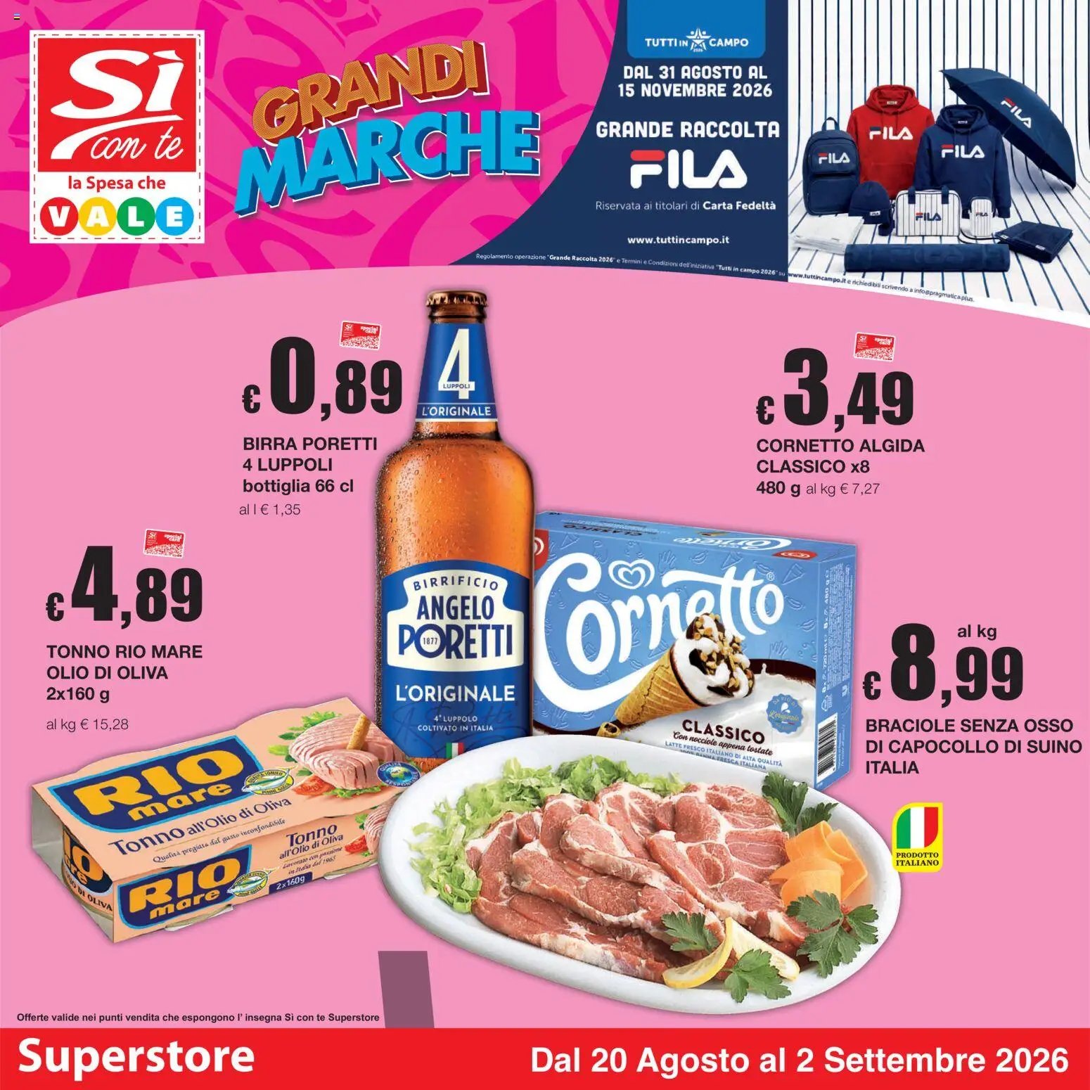 Sì con Te volantino Superstore