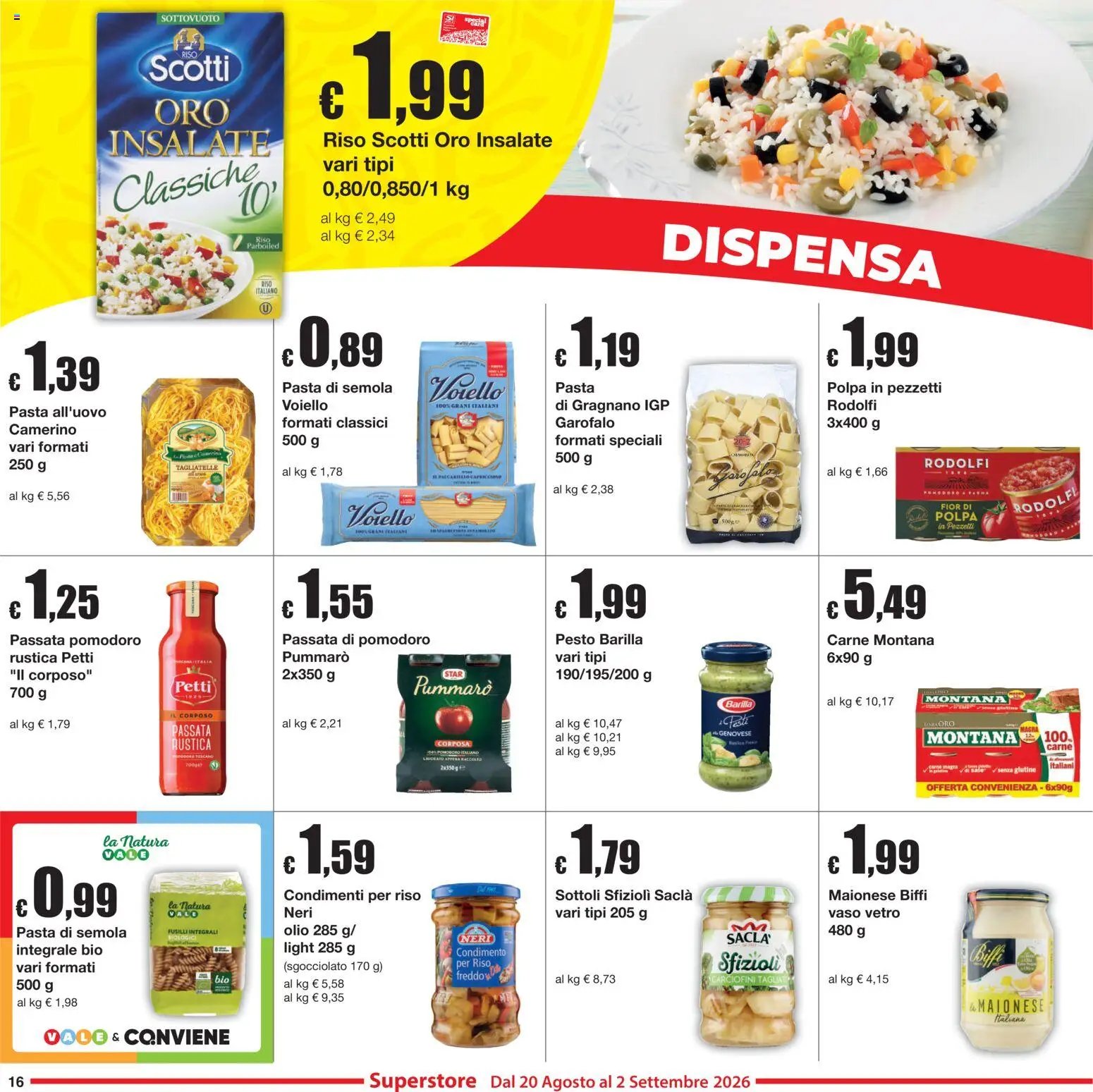 Sì con Te volantino Superstore