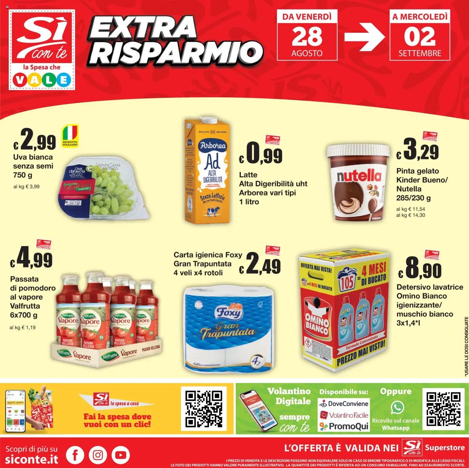Sì con Te volantino Superstore