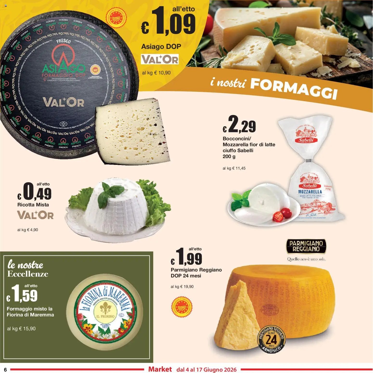 Sì con Te volantino Market