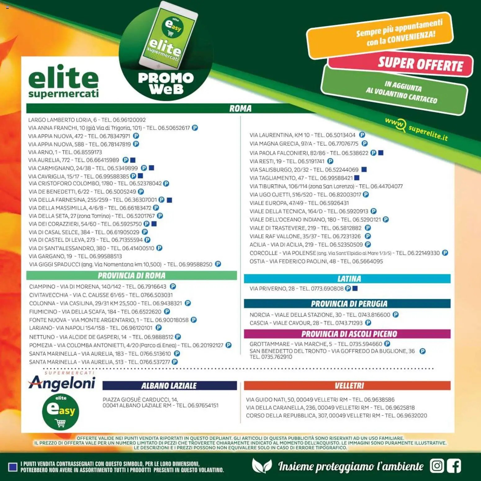 Elite Supermercati volantino Promo Web