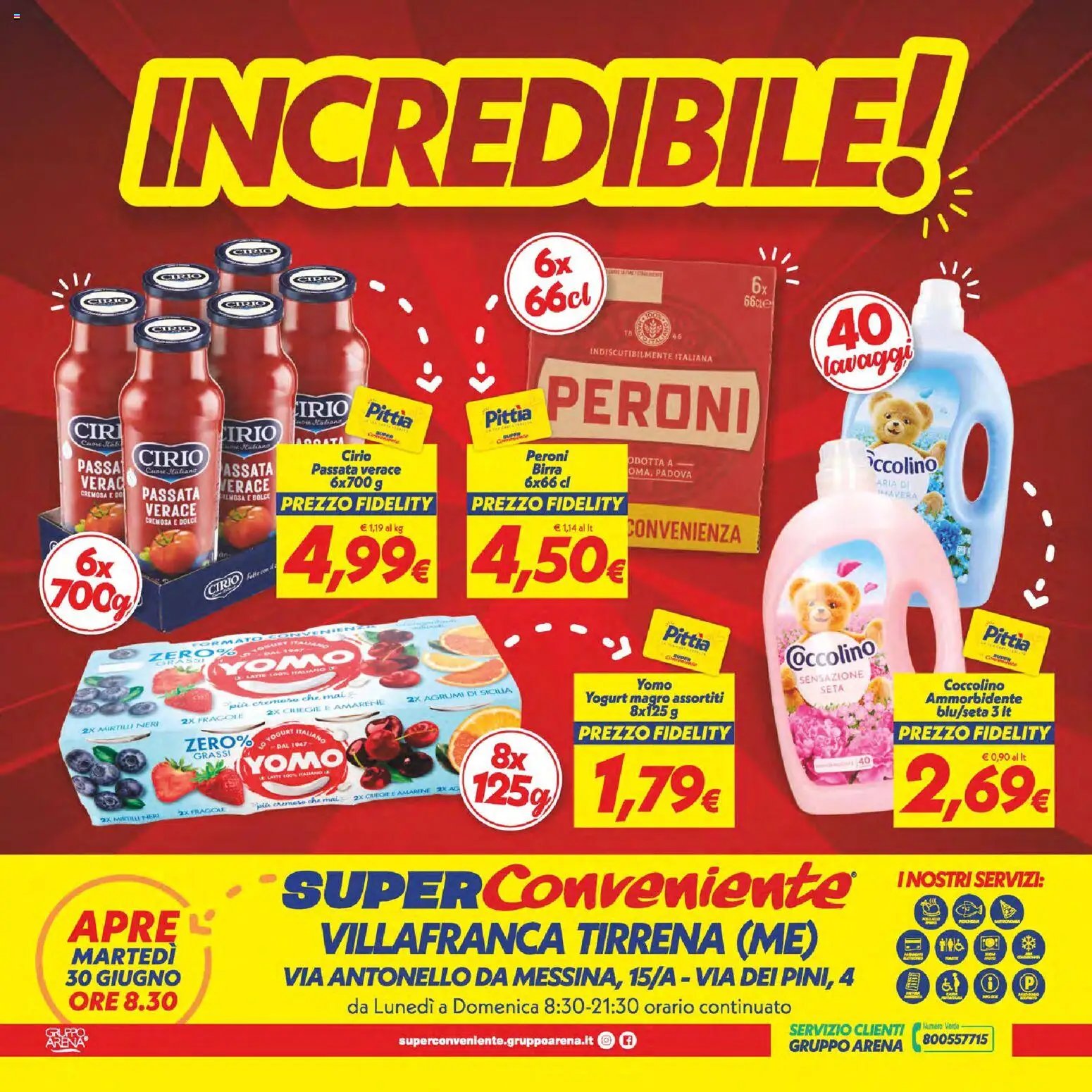 SuperConveniente volantino Villafranca