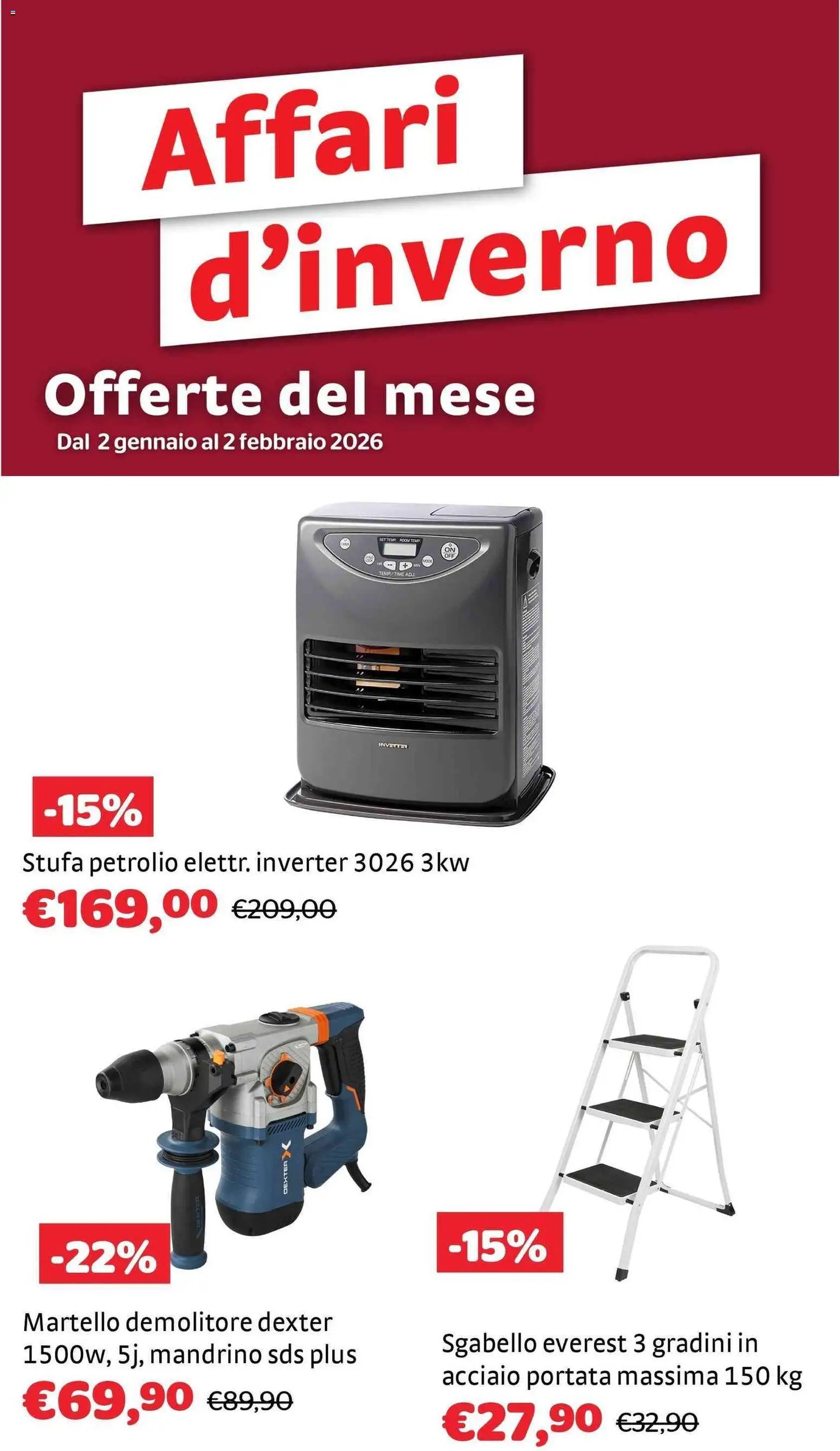 Volantino Brico Center	 (2026-01-02 - 2026-02-02)