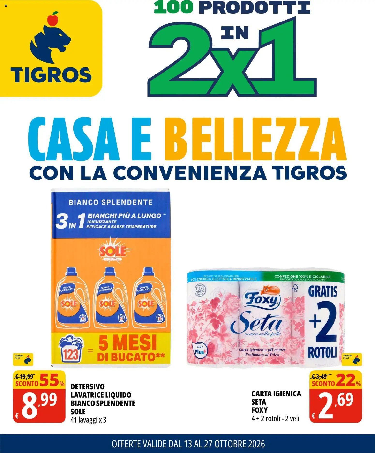 Tigros volantino Casa e Bellezza