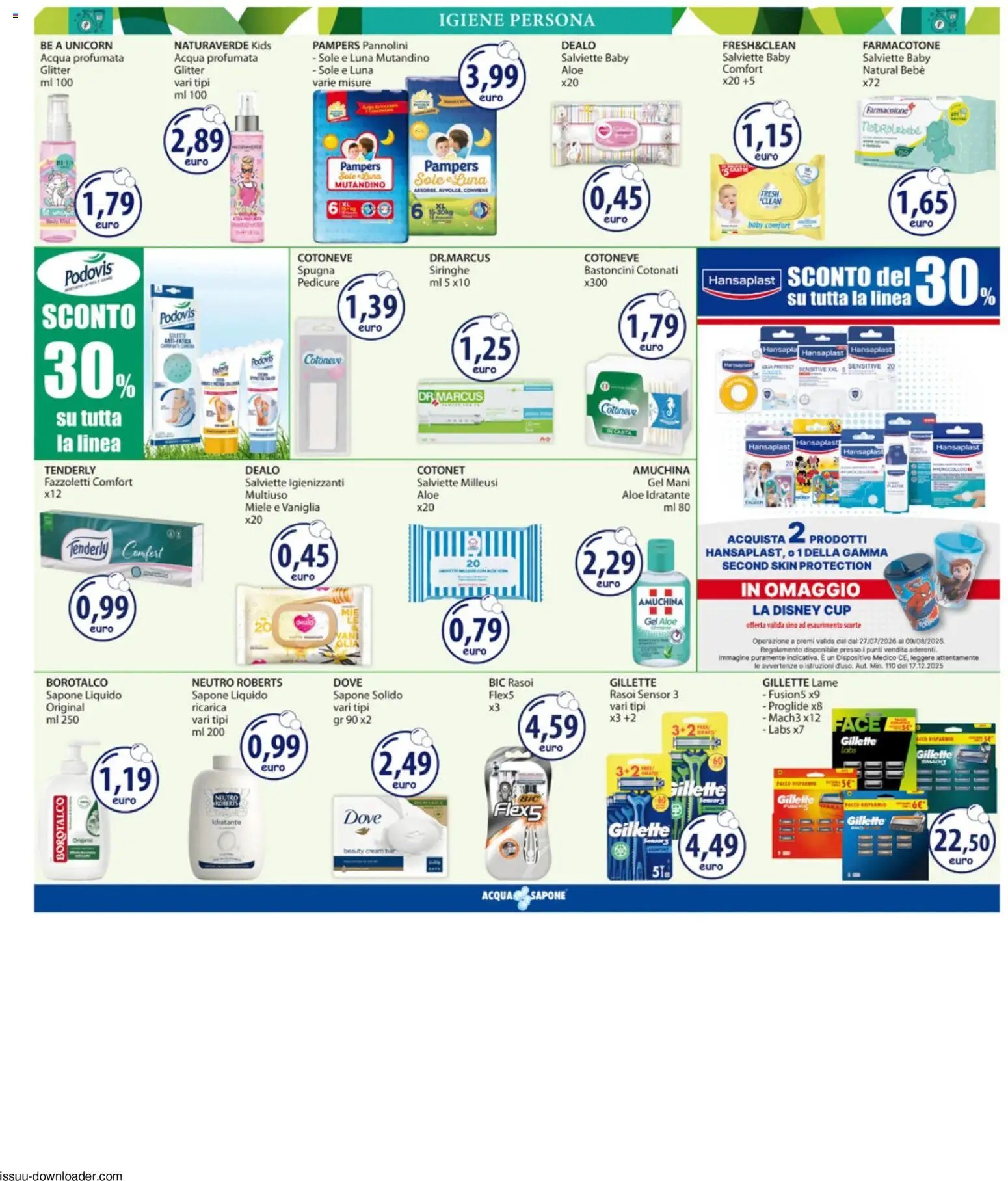 Acqua e Sapone volantino N.16