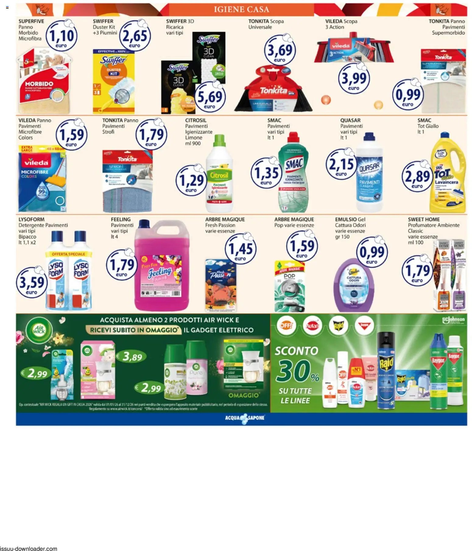 Acqua e Sapone volantino N.16