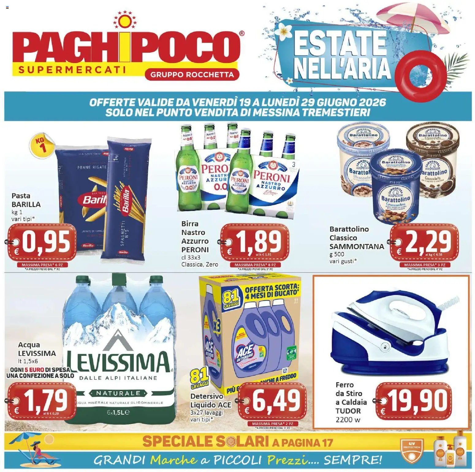 Paghi Poco volantino