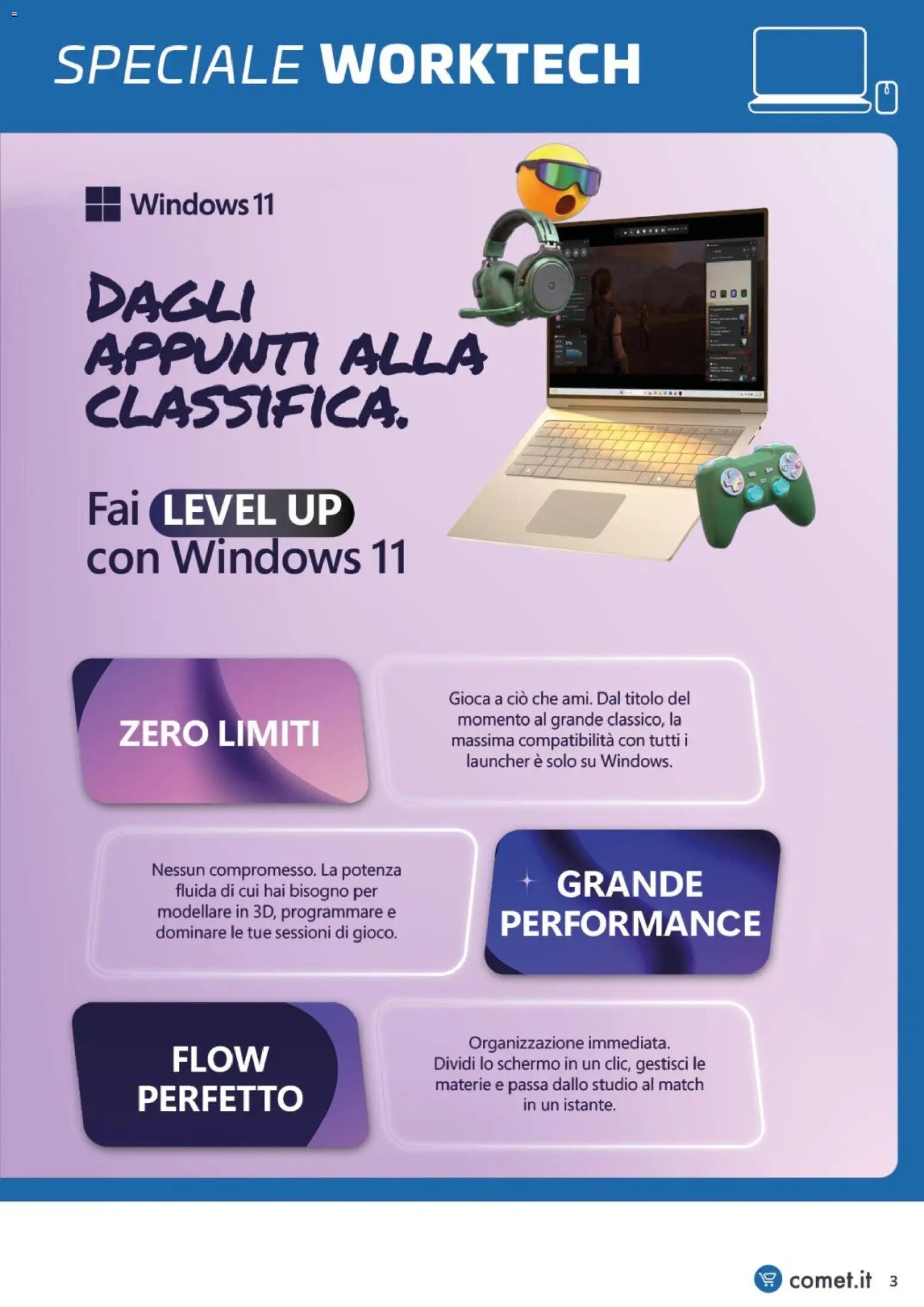Comet volantino Worktech