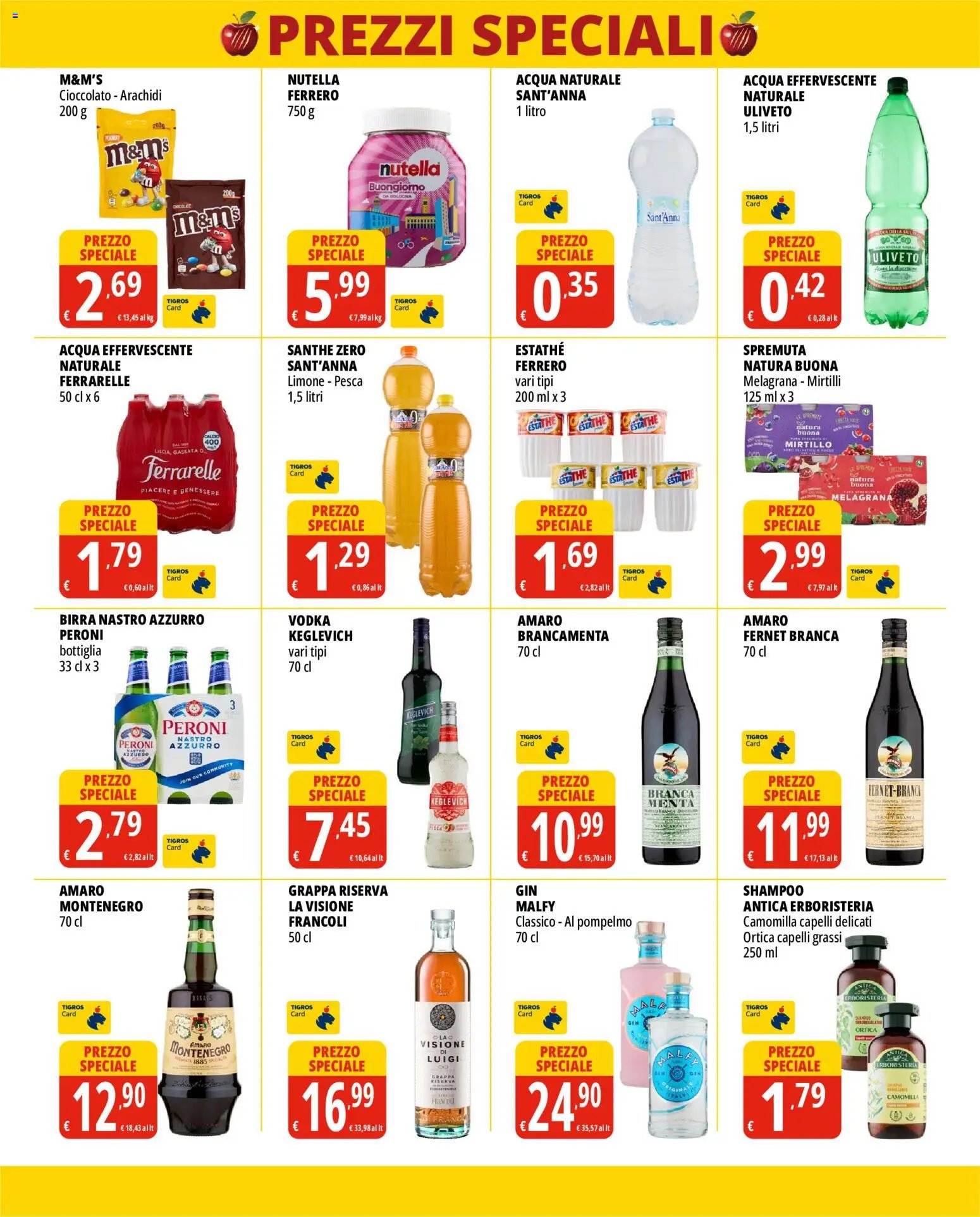 Tigros volantino Prezzi Speciali