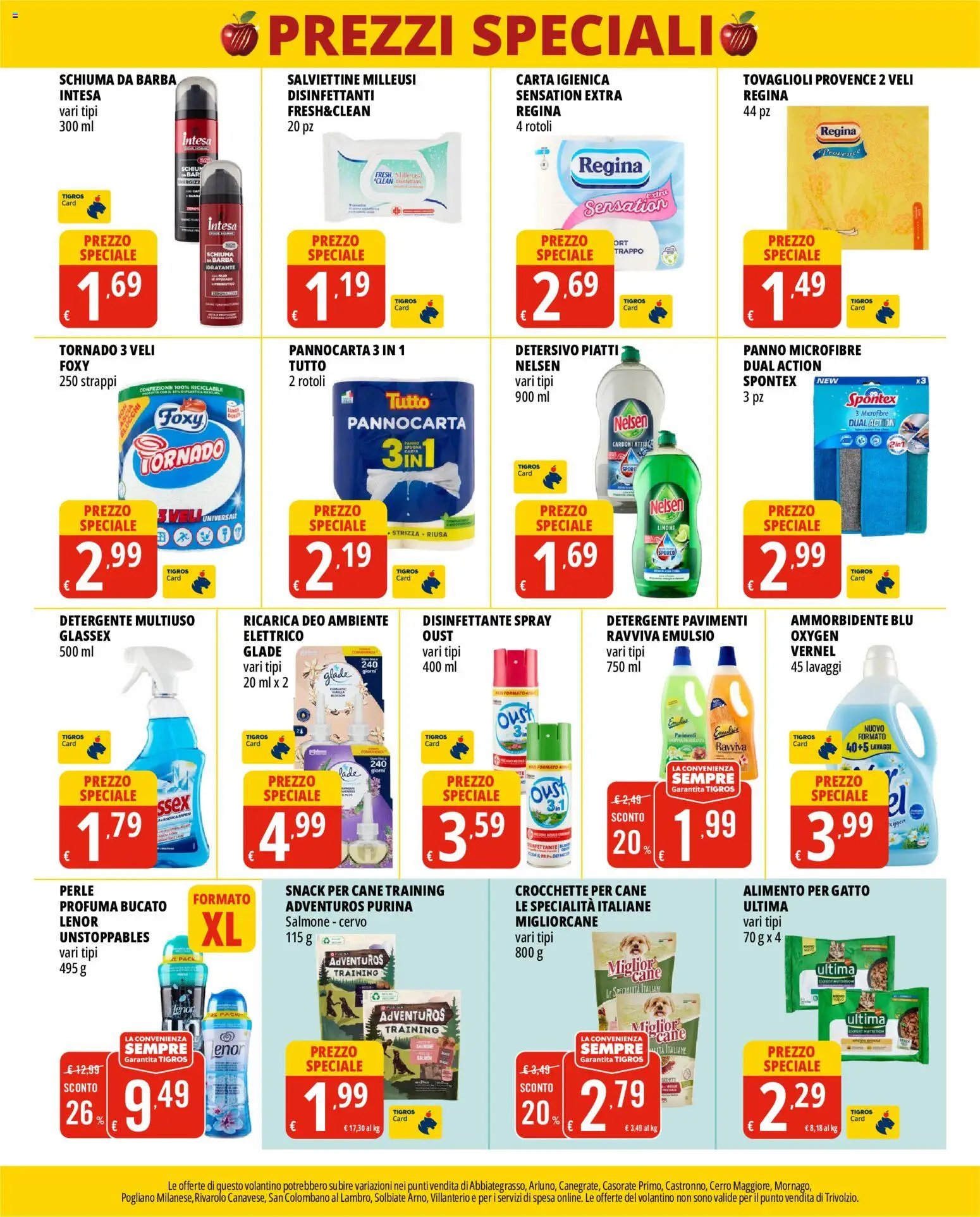 Tigros volantino Prezzi Speciali