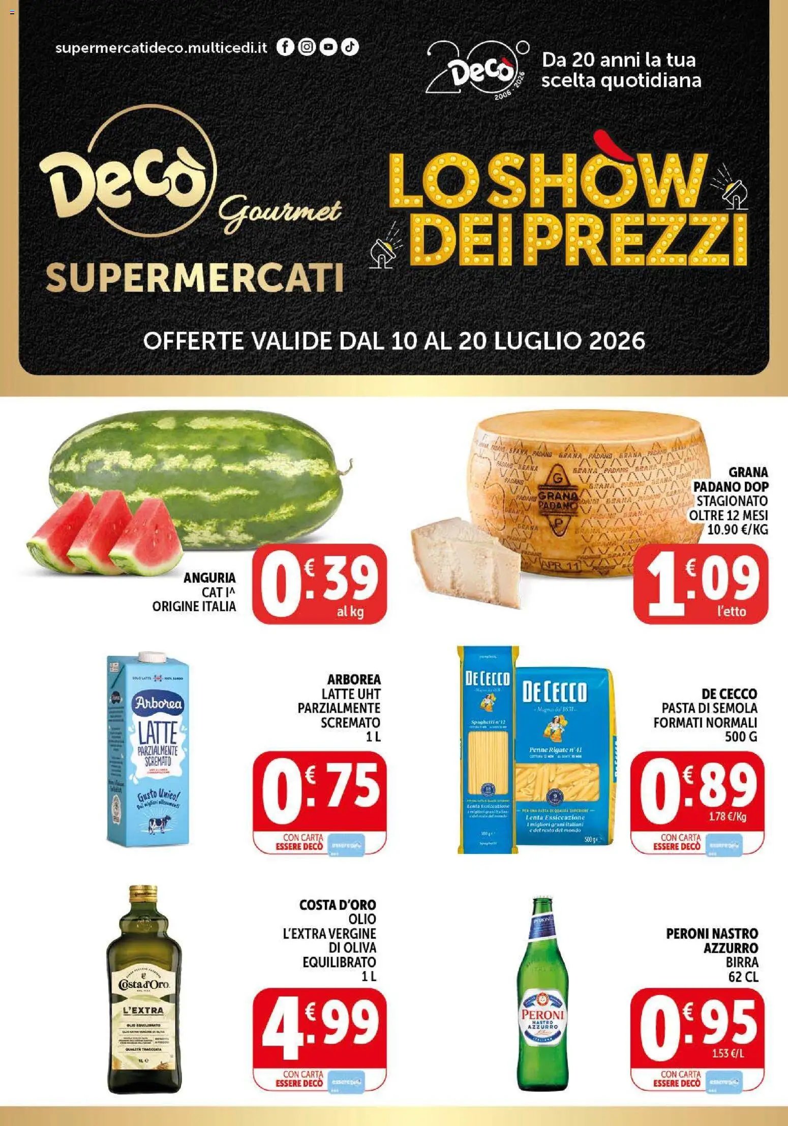 Decò volantino Gourmet