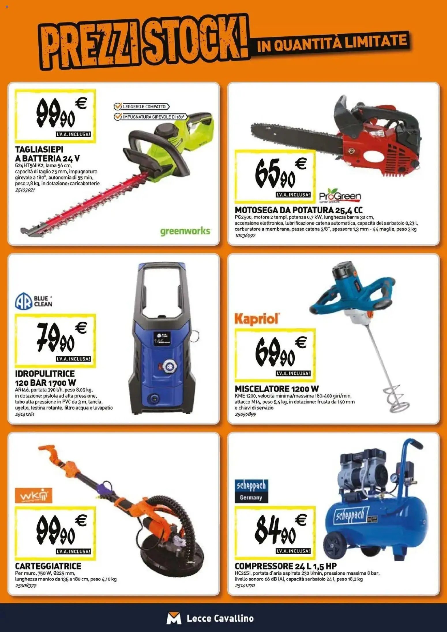 TECNOMAT catalogo Cavallino