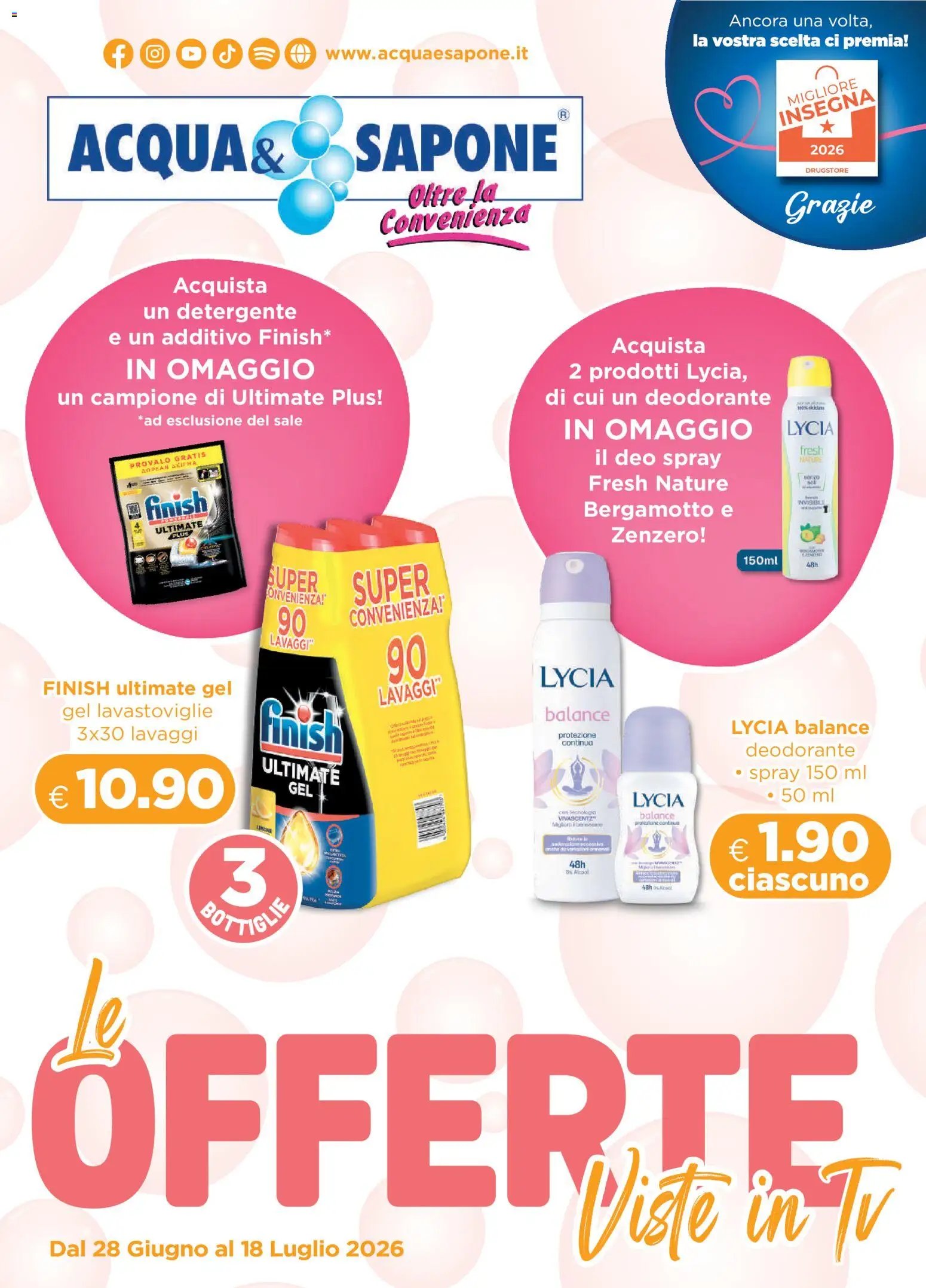 Acqua e Sapone volantino