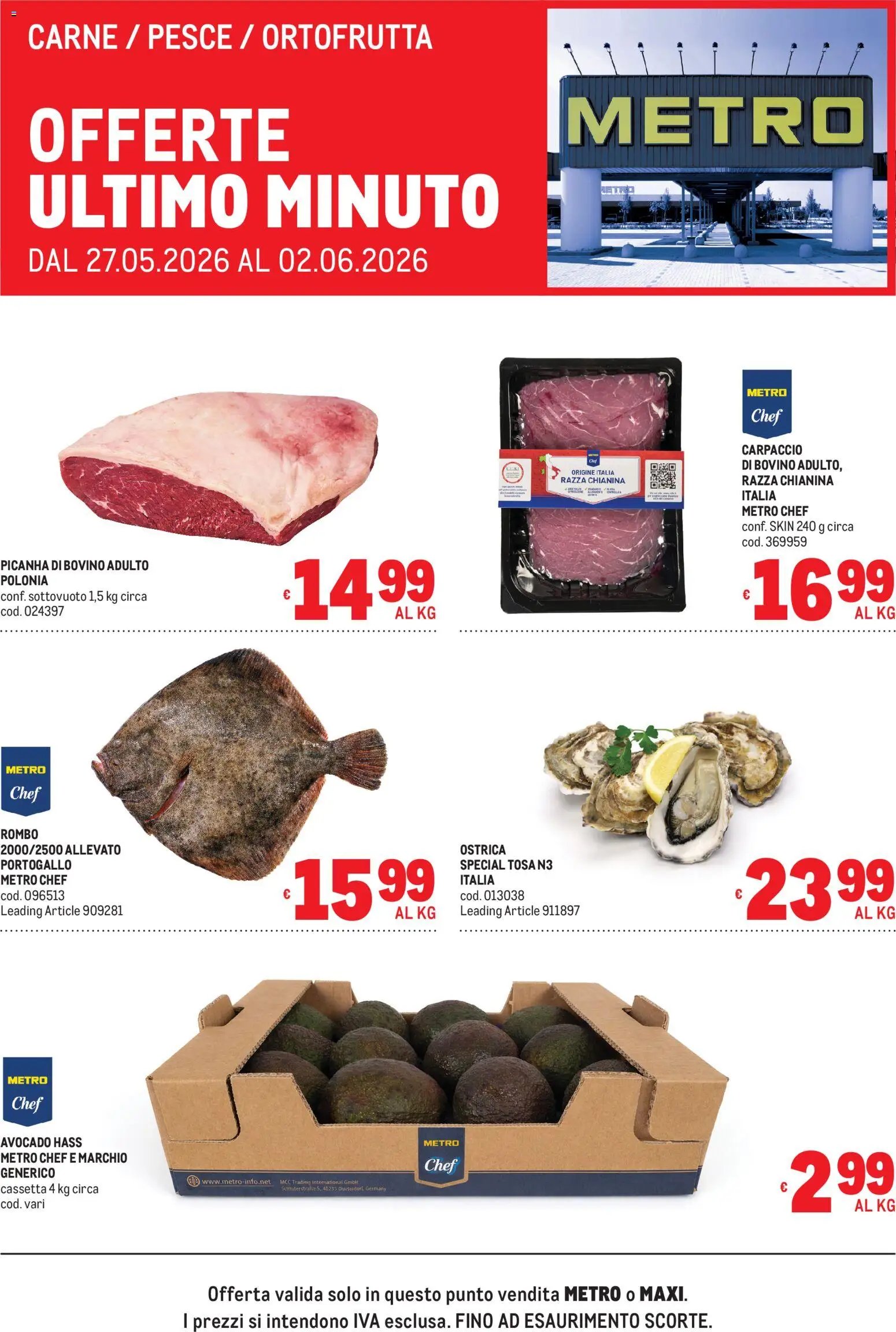 Metro volantino Offerte freschissimi (2026-05-27 - 2026-06-02)