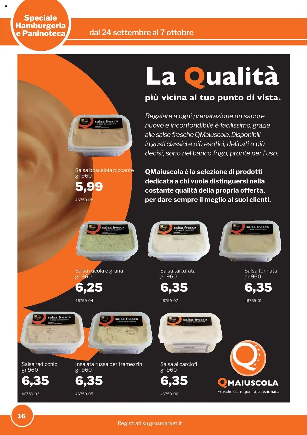 Sogegross Hamburgeria e Paninoteca catalogo (2025-09-24 - 2025-10-07)