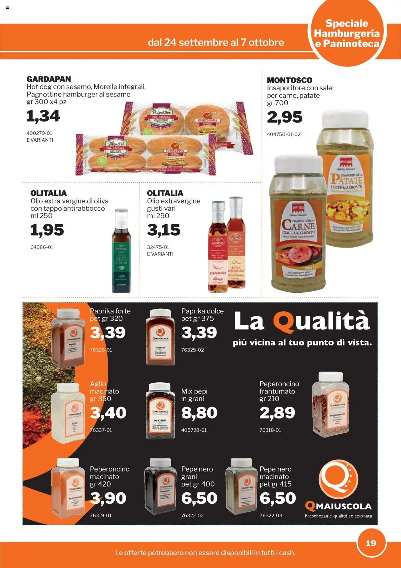 Sogegross Hamburgeria e Paninoteca catalogo (2025-09-24 - 2025-10-07)