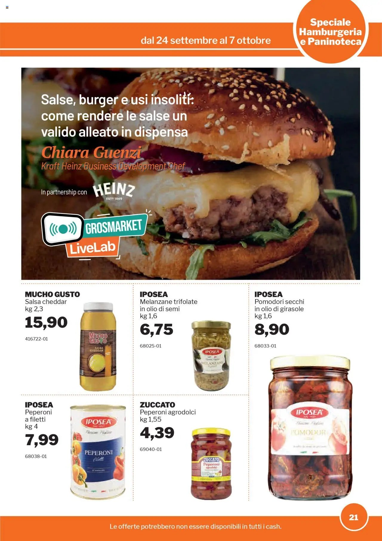 Sogegross Hamburgeria e Paninoteca catalogo (2025-09-24 - 2025-10-07)