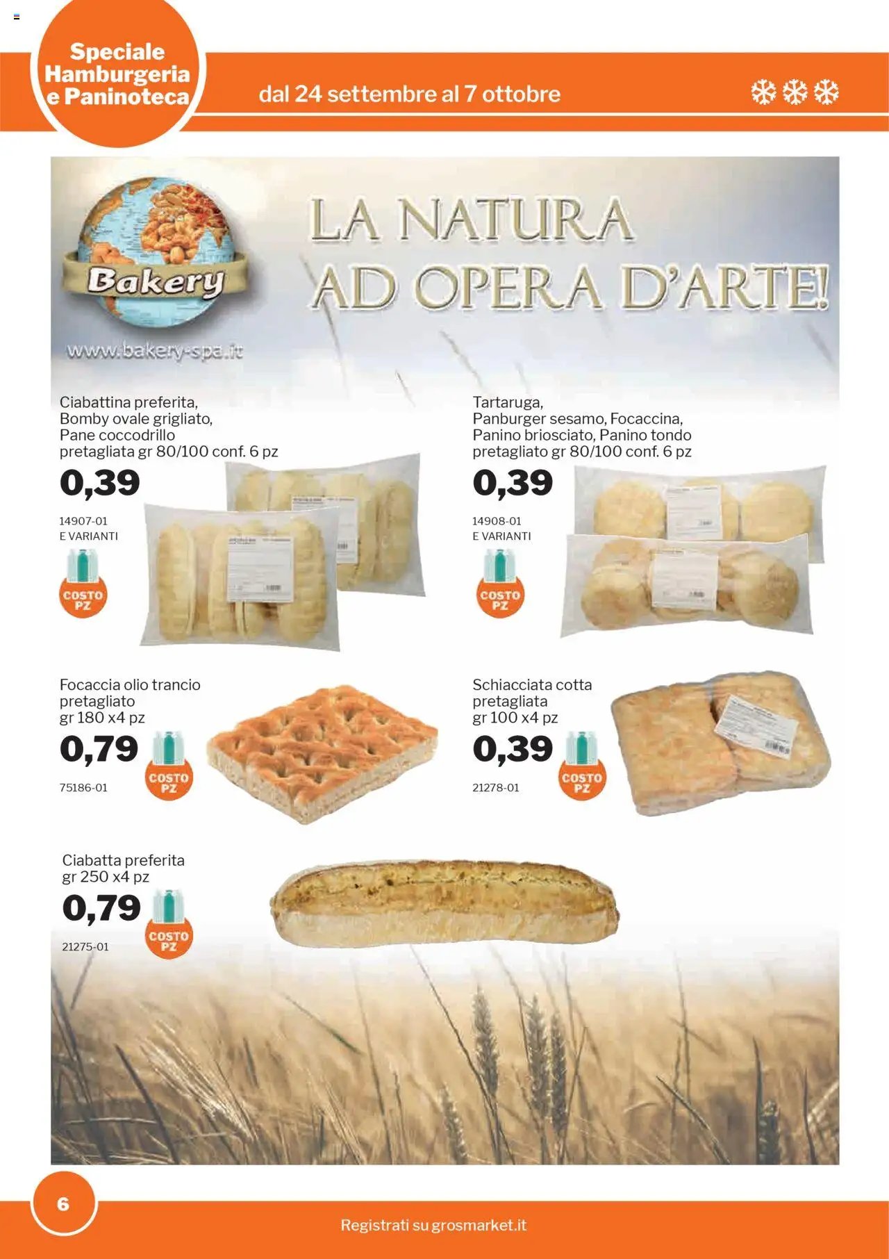 Sogegross Hamburgeria e Paninoteca catalogo (2025-09-24 - 2025-10-07)