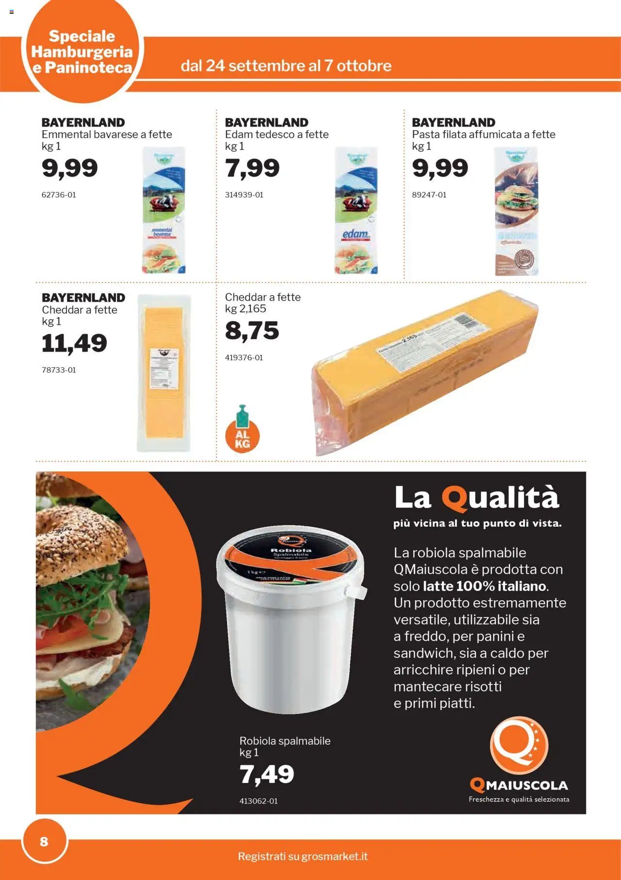 Sogegross Hamburgeria e Paninoteca catalogo (2025-09-24 - 2025-10-07)