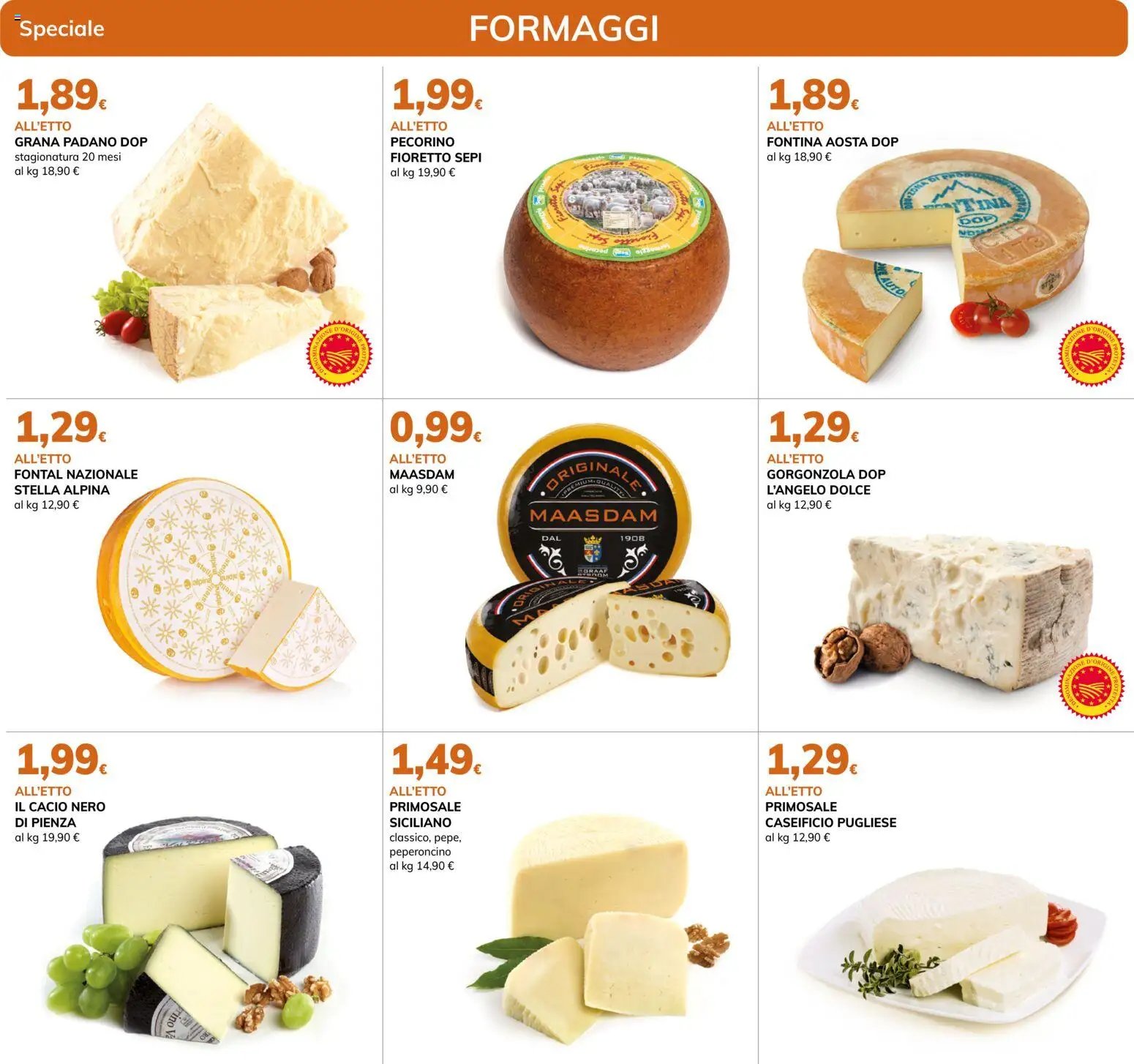 Basko volantino Speciale Formaggi