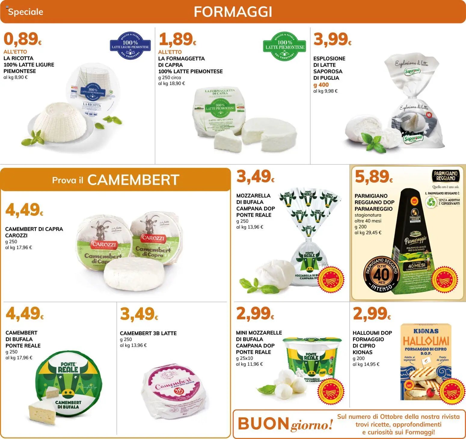 Basko volantino Speciale Formaggi