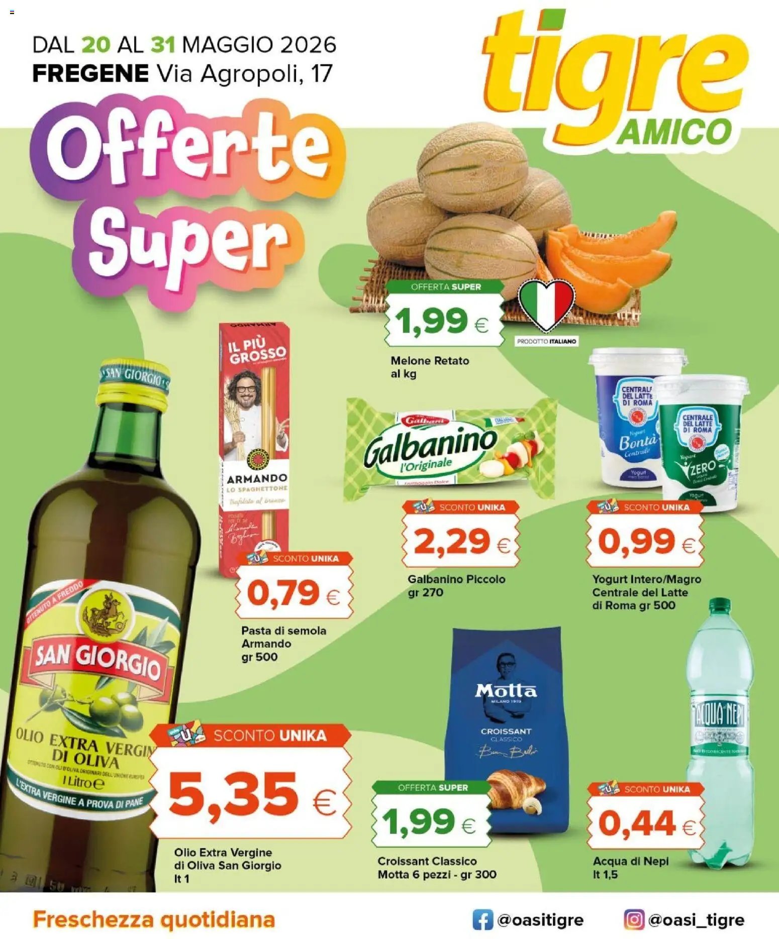 Tigre volantino Amico Fregene