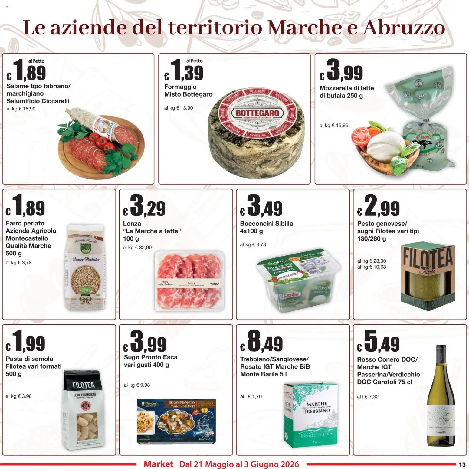 Sì con Te volantino Market
