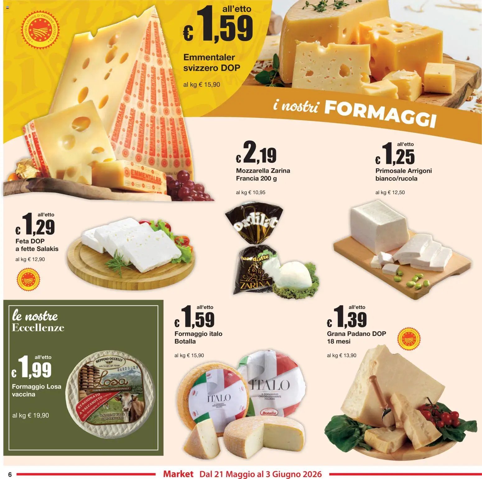 Sì con Te volantino Market