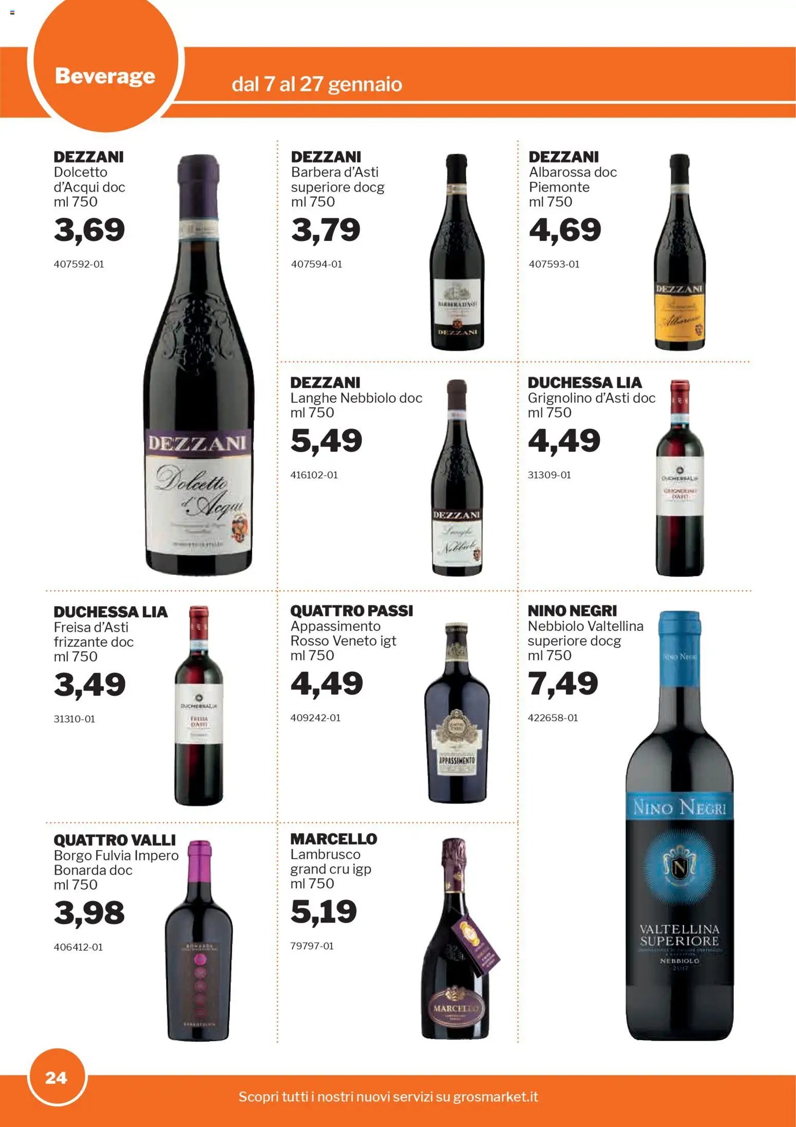 Volantino Sogegross	 (2026-01-07 - 2026-01-27)