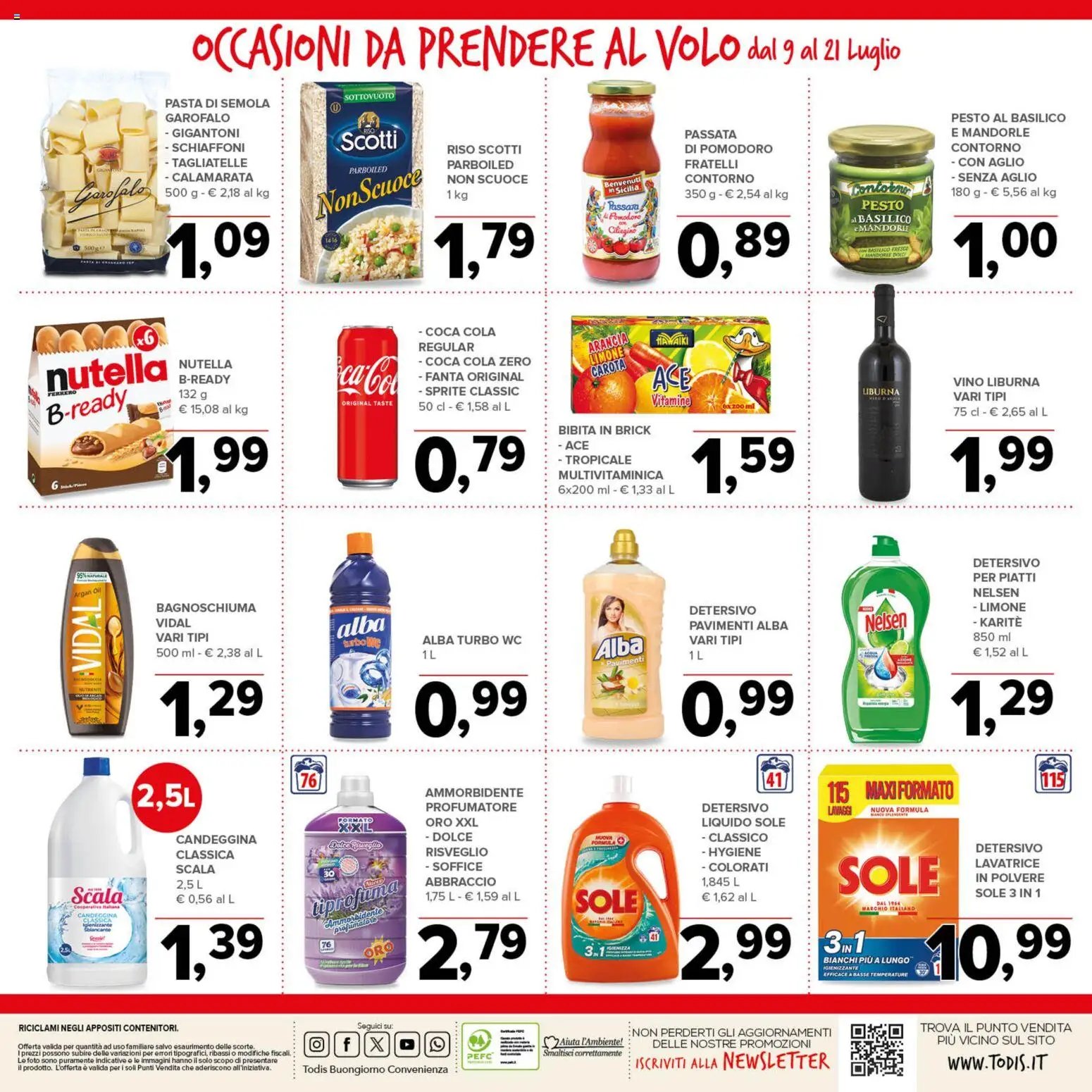 Todis volantino Sicilia
