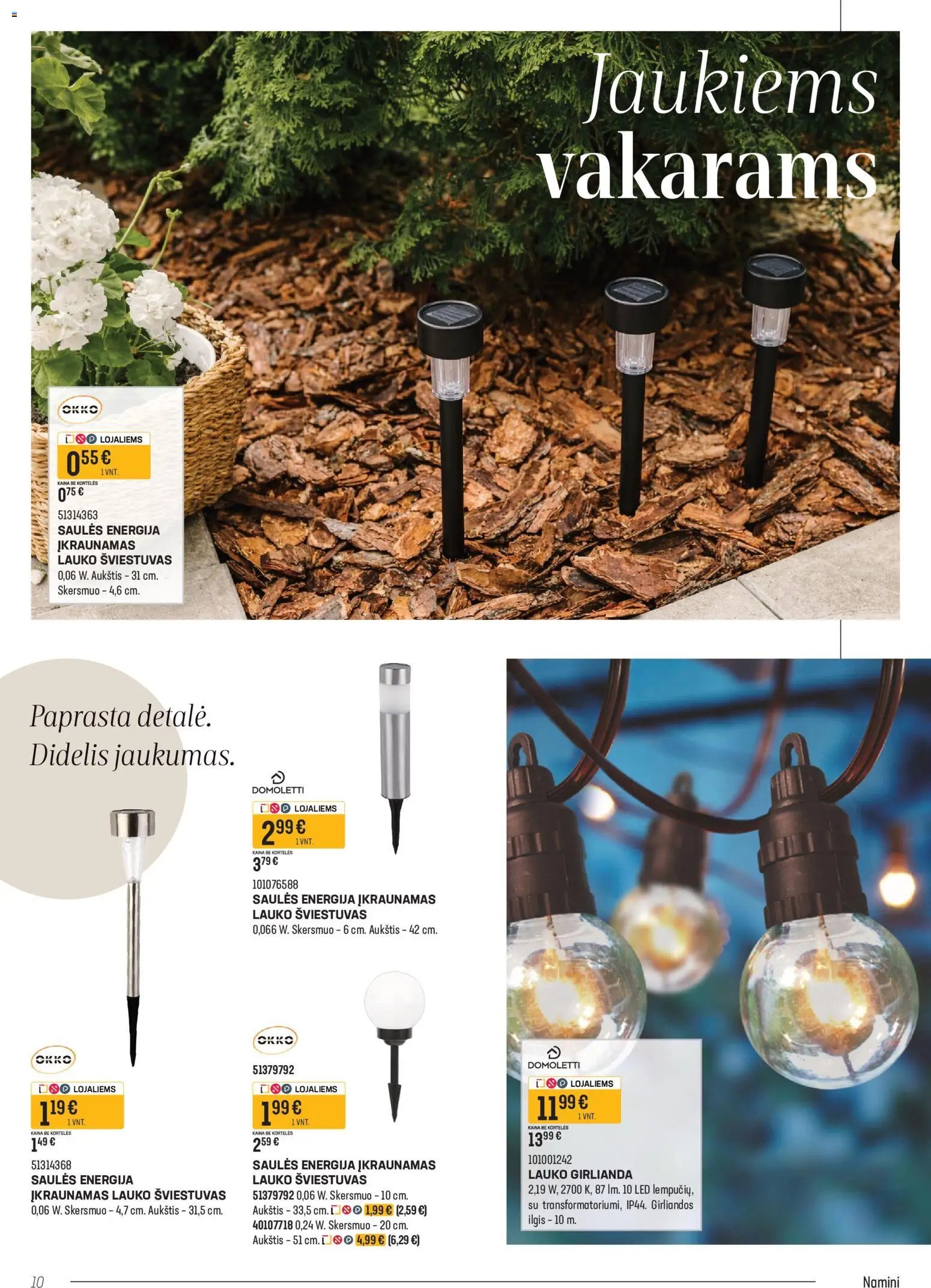 Senukai leidinys - Namini Garden