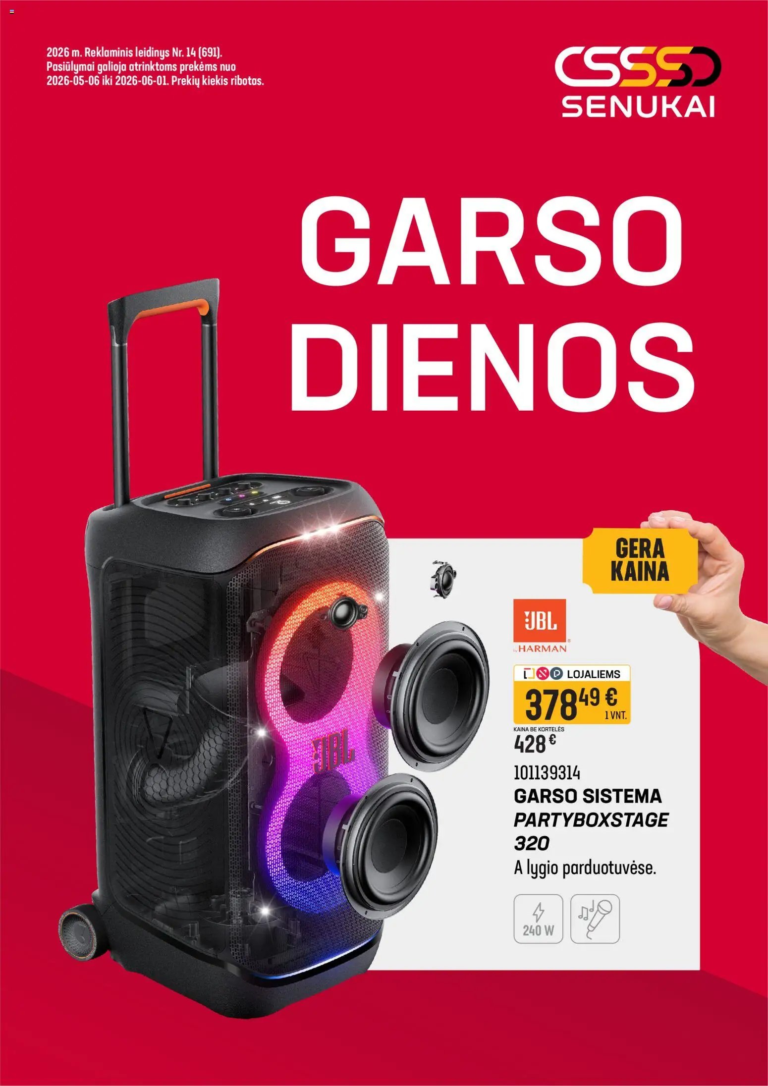 Senukai leidinys - Garso dienos